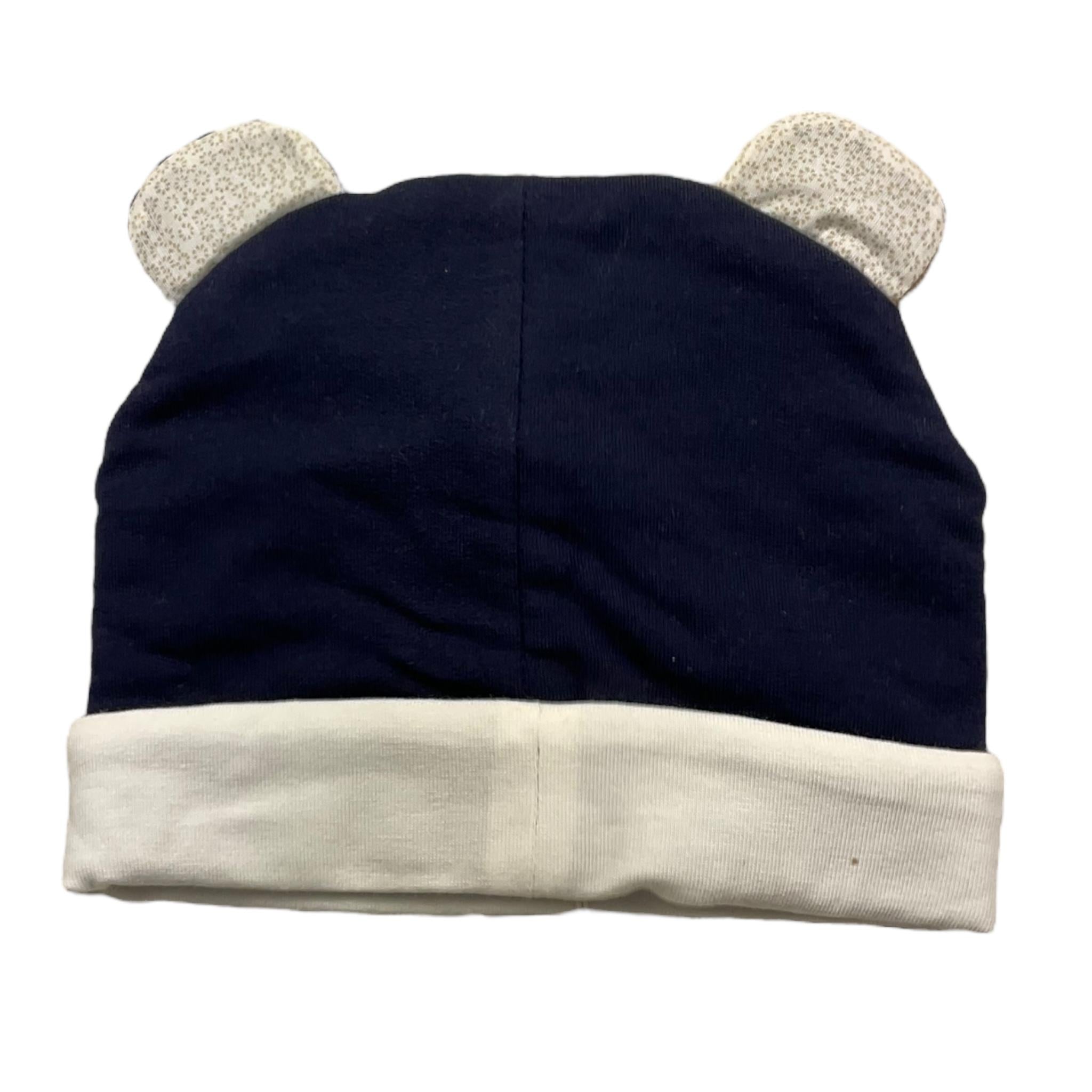 MARLU' cappello tinta unita con orecchie Blu per Neonato IC6573 BLU MARLU'