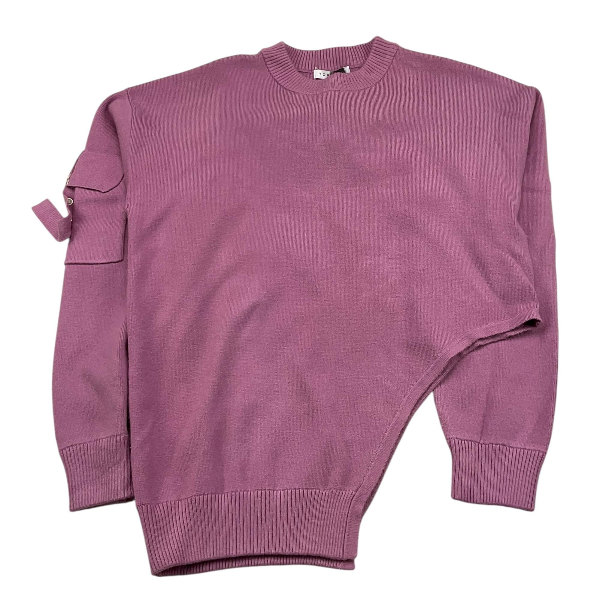 TO be too maglia girocollo tinta unita asimmetrica Lilla per Bambina TFJF24M483 LILLA TO be too