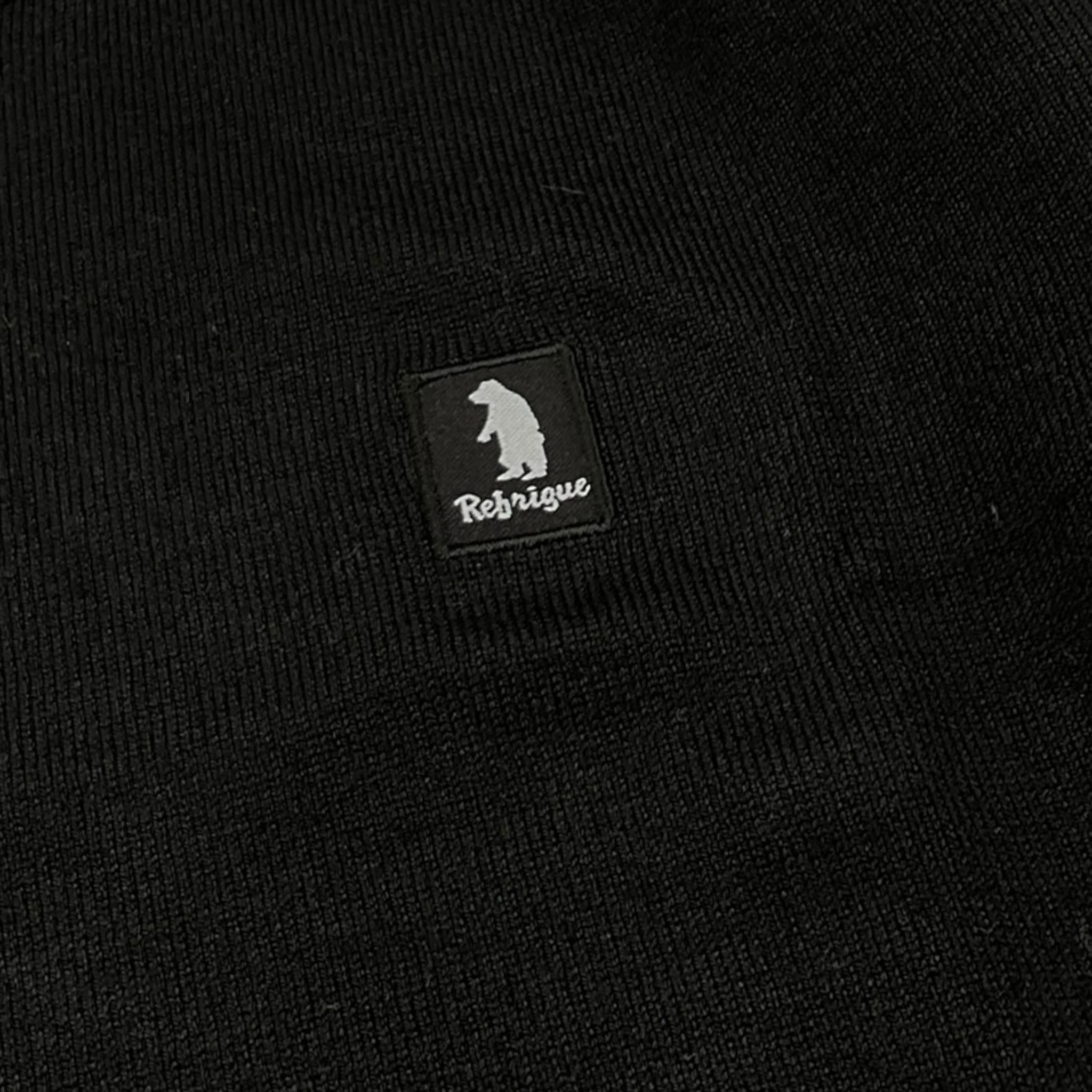 REFRIGUE maglia girocollo tinta unita con stampa Nero per Bambino 2831W00018 NERO REFRIGUE