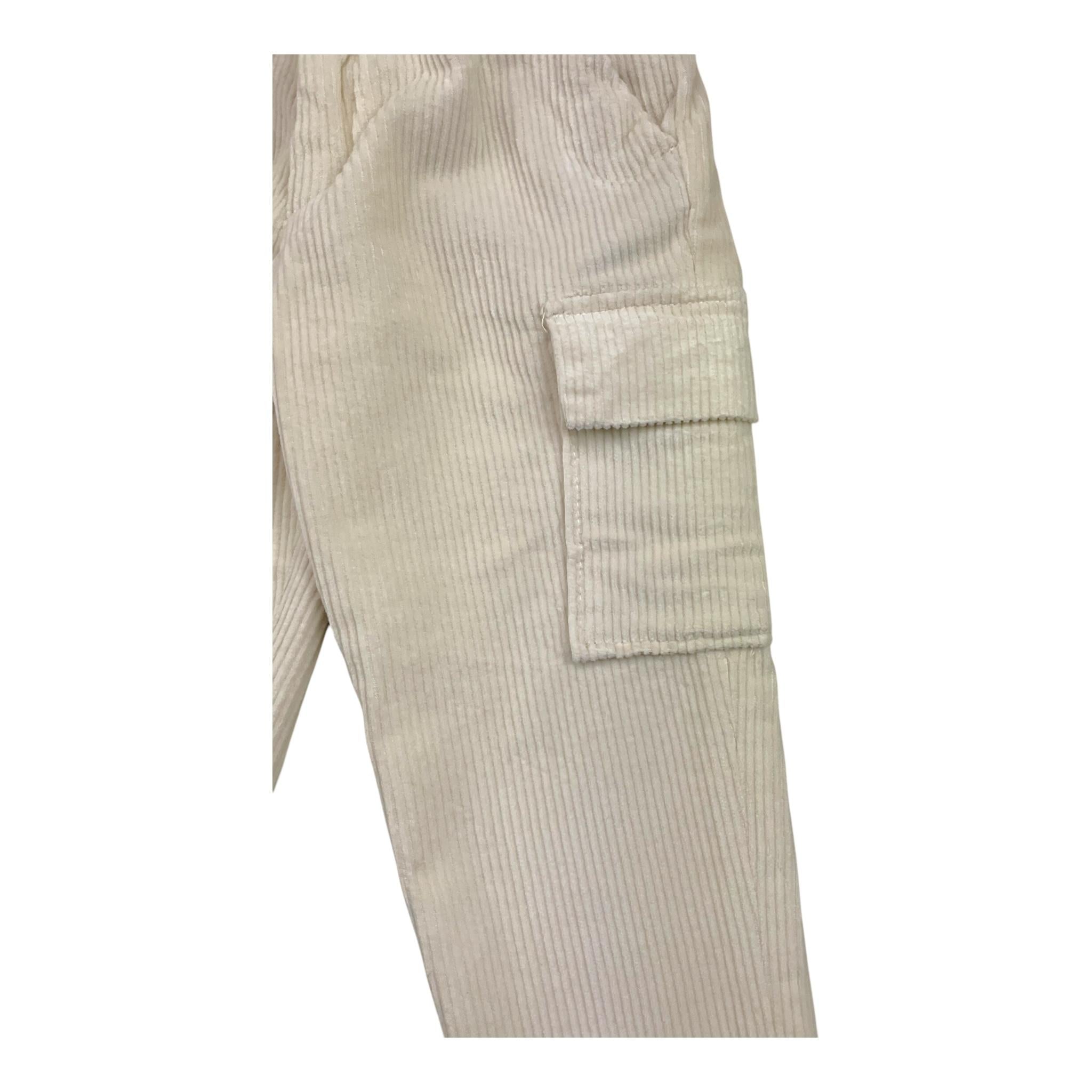 MICHAEL COAL pantalone tinta unita a costine Panna per Bambino LITTHO3588F24 PANNA MICHAEL COAL