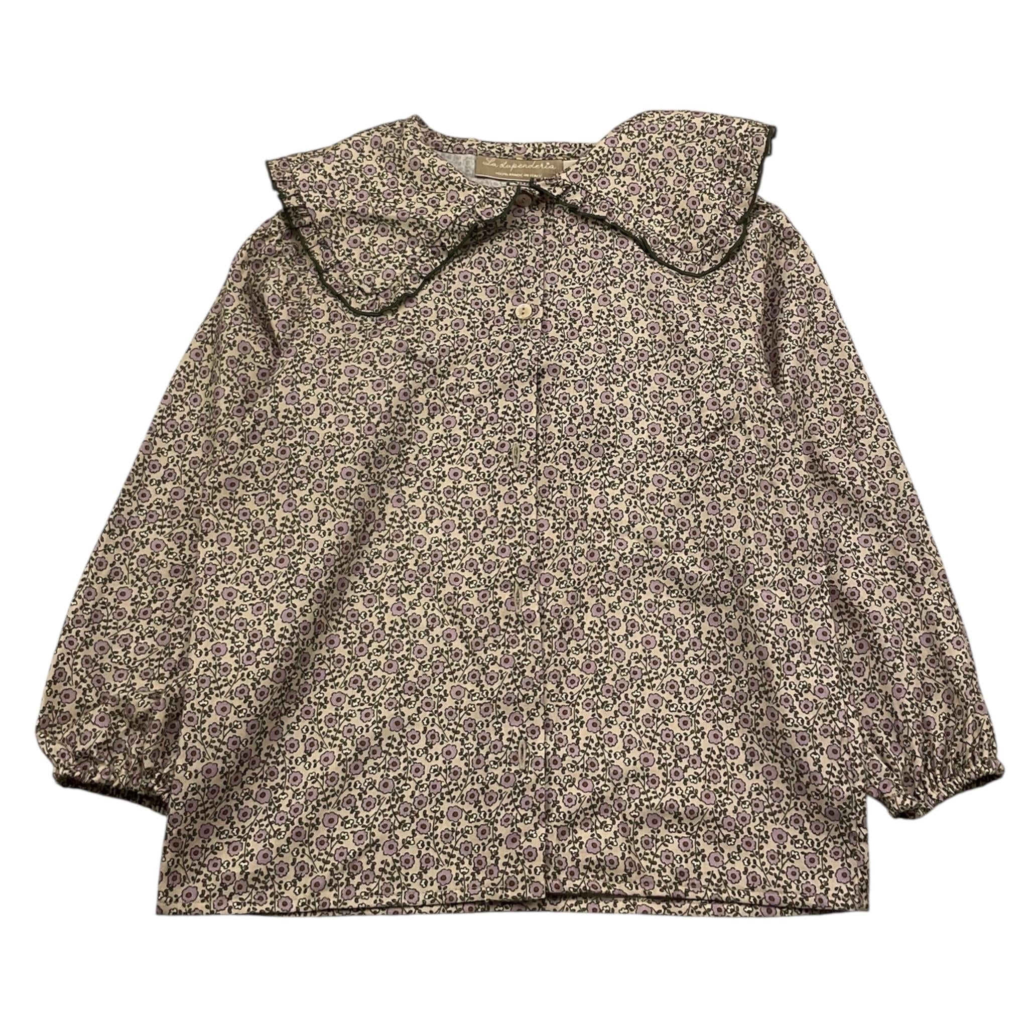 LA STUPENDERIA camicia manica lunga fantasia floreale Beige per Bambina TJCM46T79 BEIGE LA STUPENDERIA