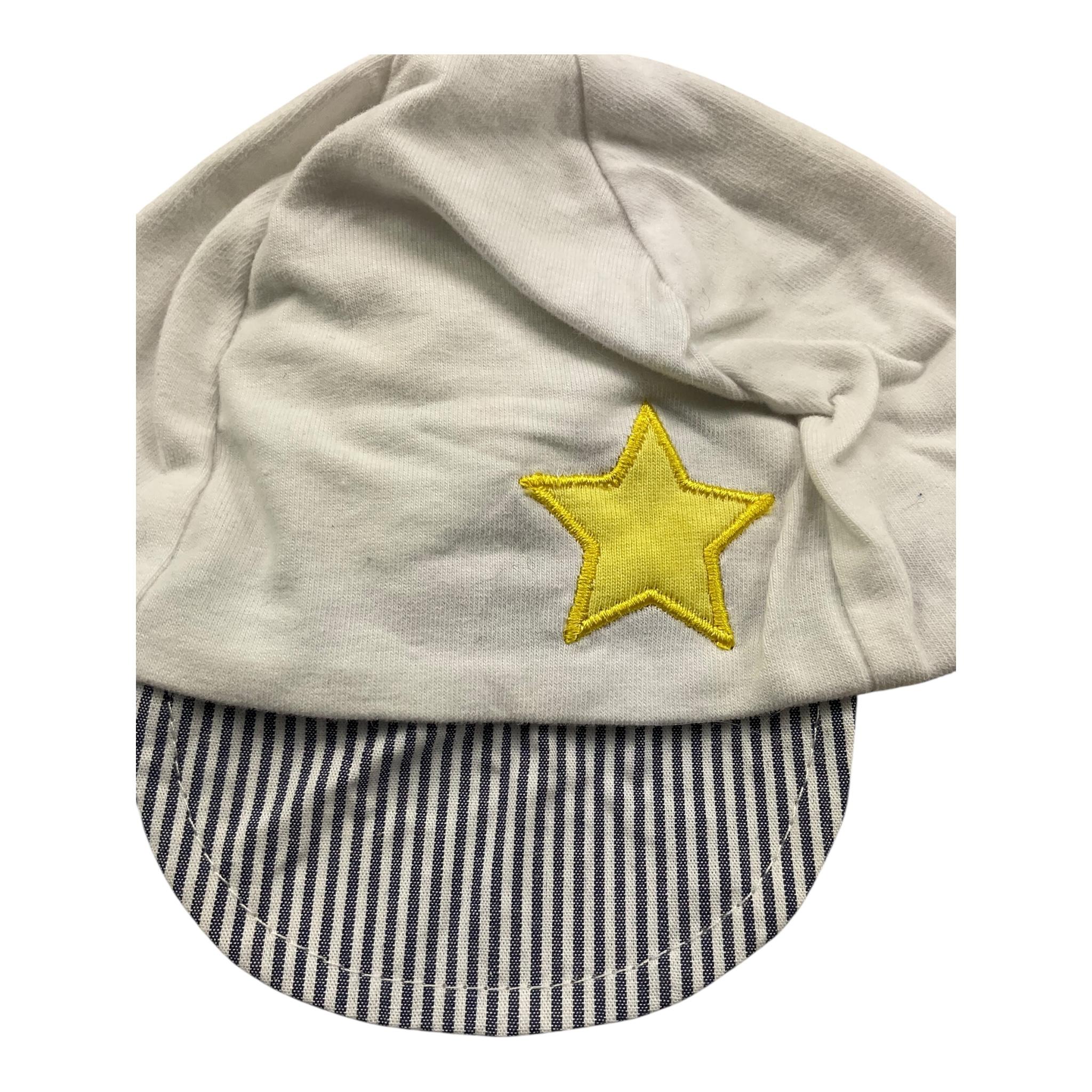 ELE-BABY cappello tinta unita con visiera Bianco per Neonato 00183331 BIANCO ELE-BABY