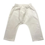 TEDDY E MINOU pantalone tinta unita con elastico in vita Bianco per Bambina I24PT007V6014J BIANCO TEDDY E MINOU