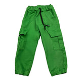 NEVER TOO pantalone modello cargo tinta unita Verde per Bambino NT2168B VERDE NEVER TOO