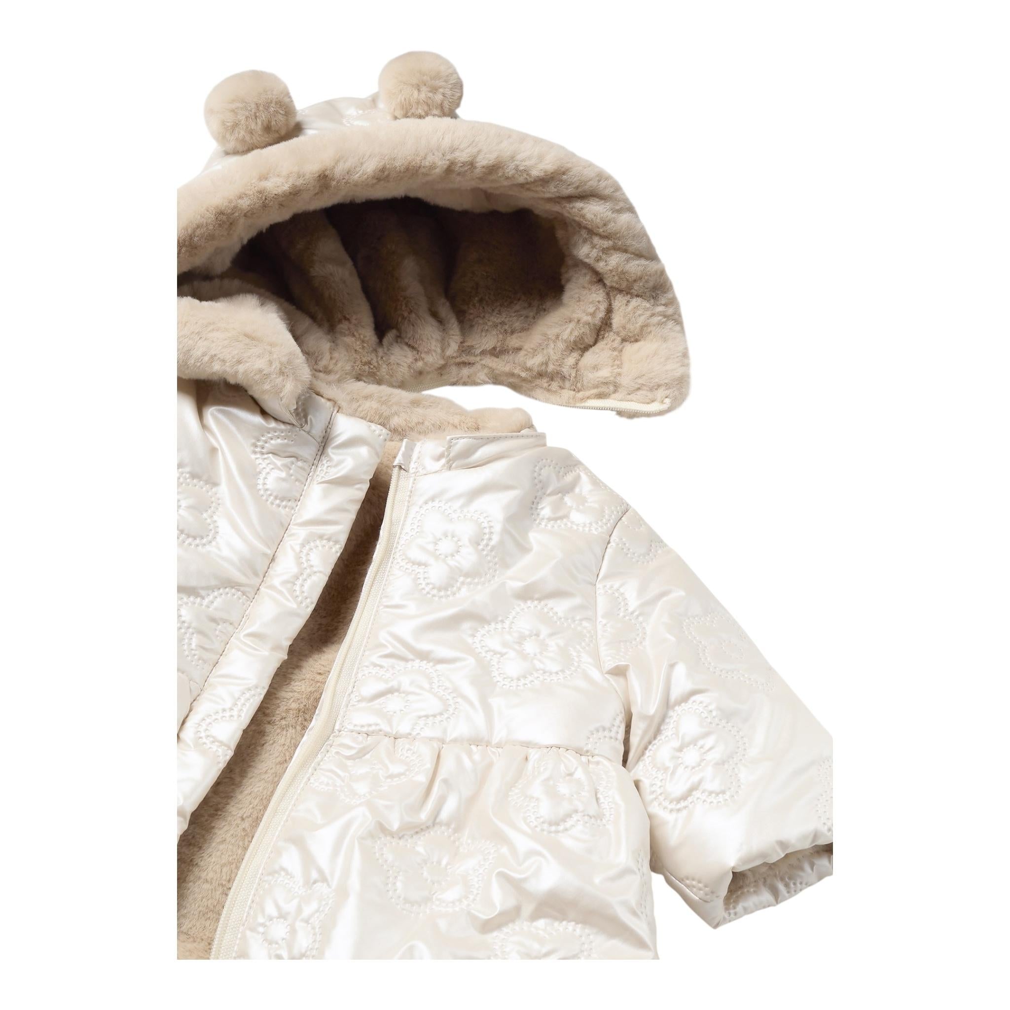 MAYORAL giubbino reversibile bicolore con cappucci Beige per Neonata 2454X BEIGE MAYORAL