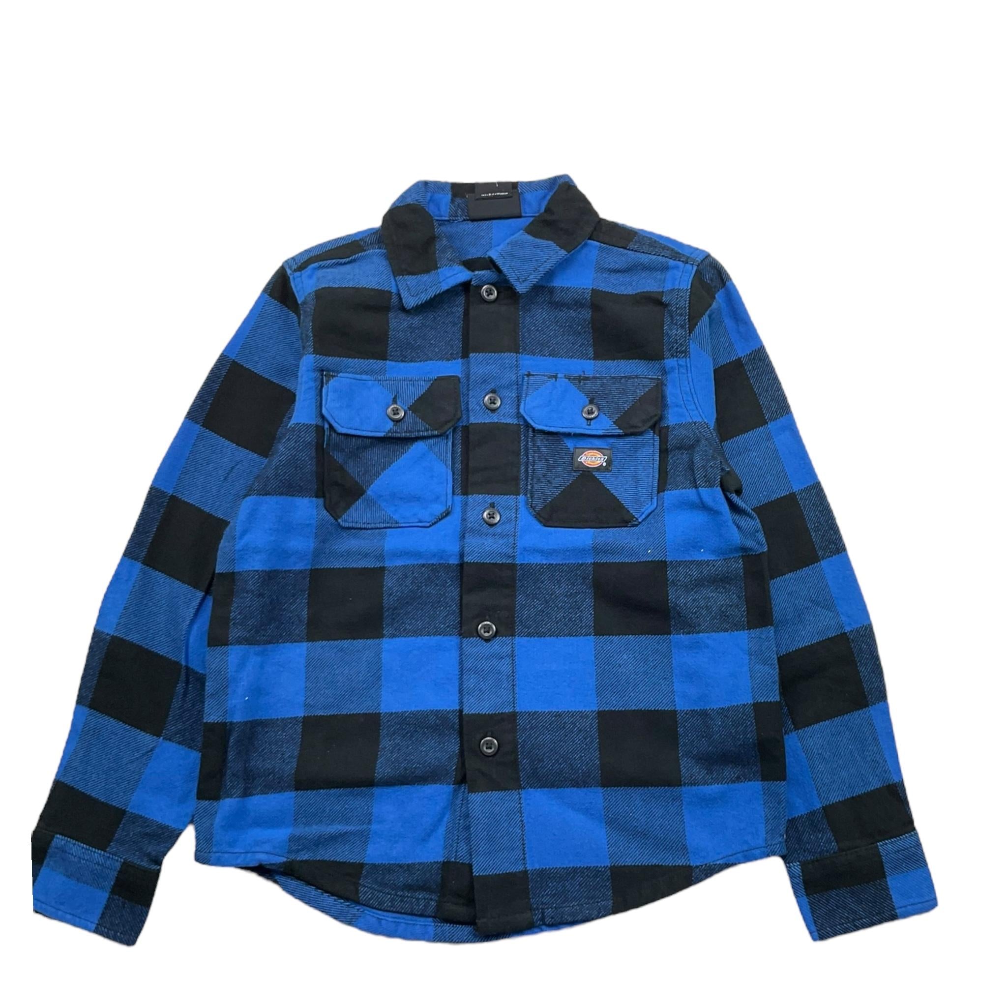 DICKIES camicia biclore con fantasia a quadri Blu per Bambino 520043966700100 BLU DICKIES