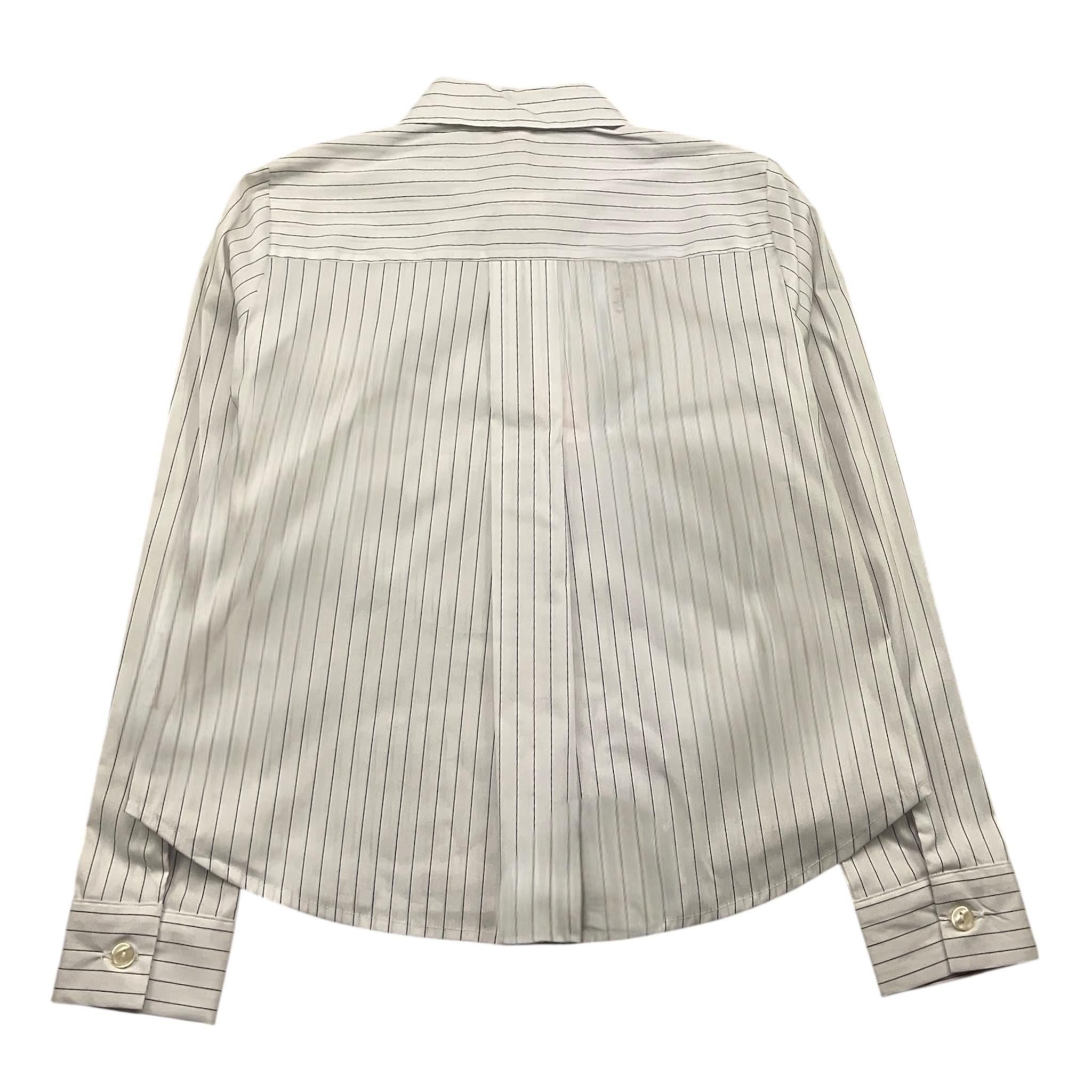 PLEASE camicia manica lunga fantasia a righe Bianco per Bambina CL73271G66 BIANCO PLEASE