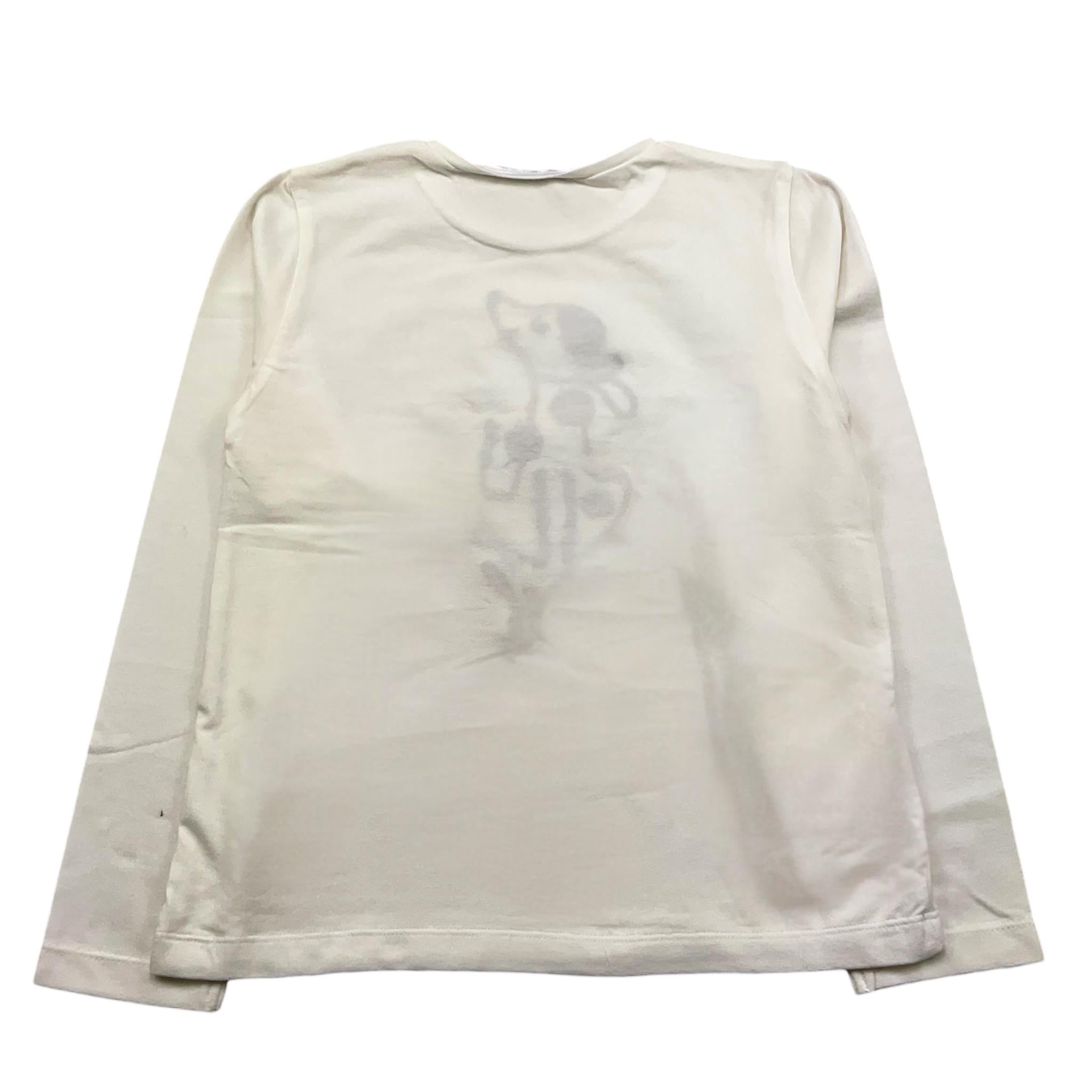 MAYORAL shirt girocollo tinta unita con stampa Panna per Bambino 4068XX PANNA MAYORAL