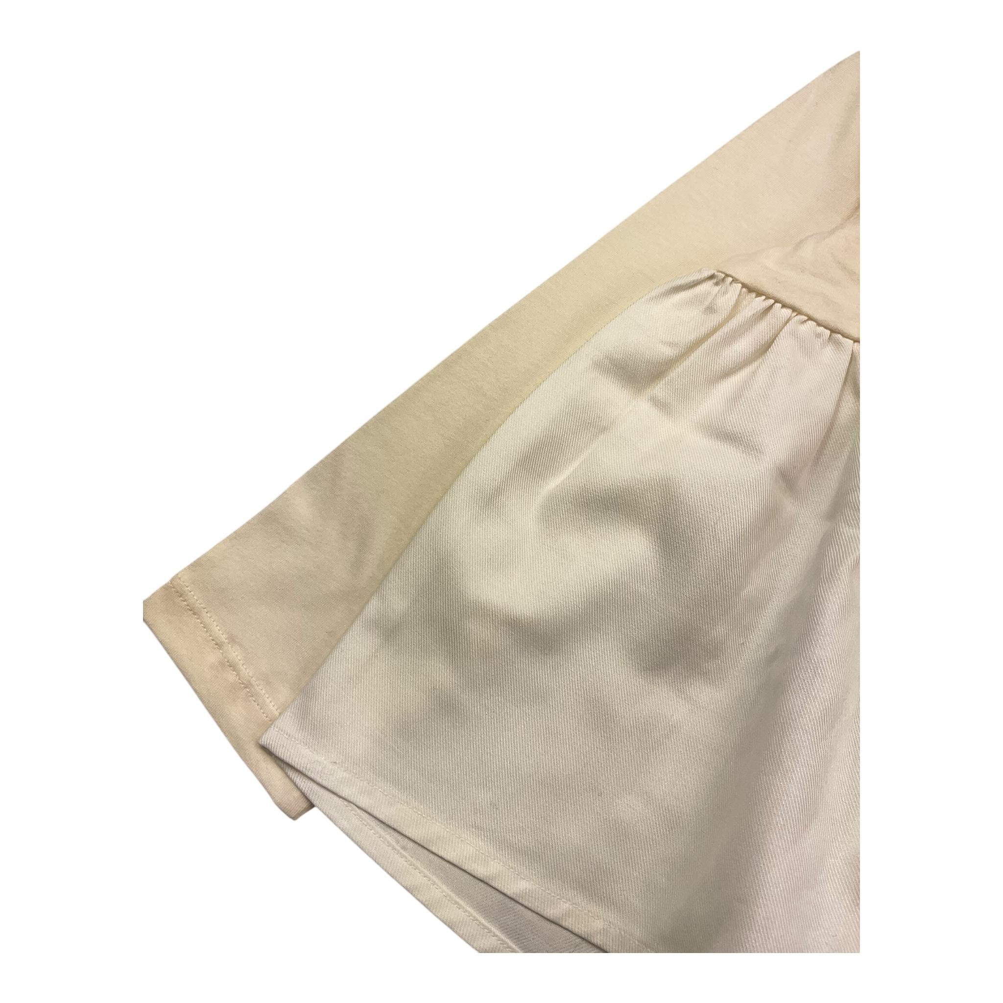 DOU DOU shirt girocollo tinta unita Panna per Bambina DV8A20 PANNA DOU DOU