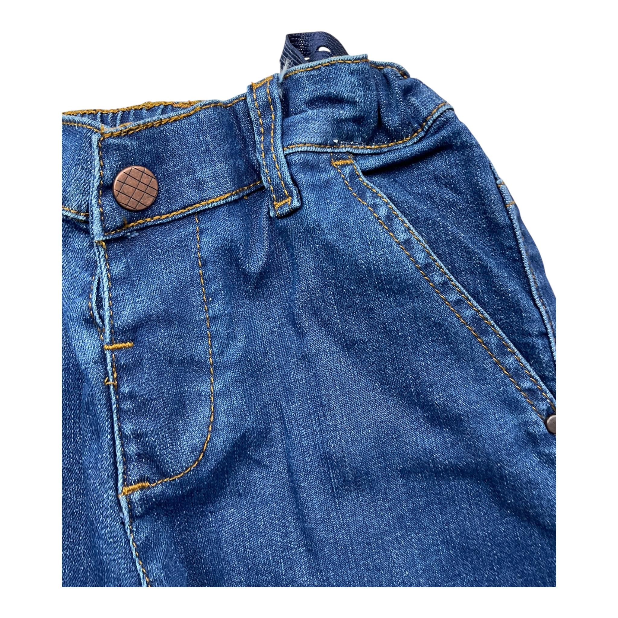 CARRE'MENT BEAU jeans tinta unita con girovita regolabile Blu per Bambino Y30268J BLU CARRE'MENT BEAU