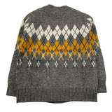 JECKERSON cardigan tinta unita cn rombi Grigio per Bambino JB4343 GRIGIO JECKERSON