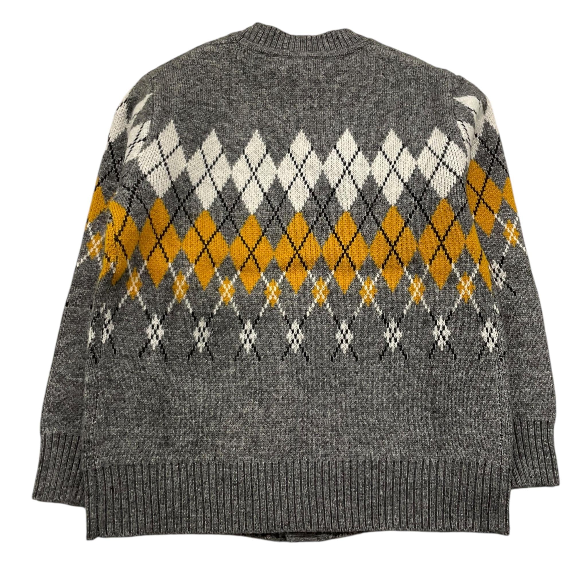 JECKERSON cardigan tinta unita cn rombi Grigio per Bambino JB4343 GRIGIO JECKERSON