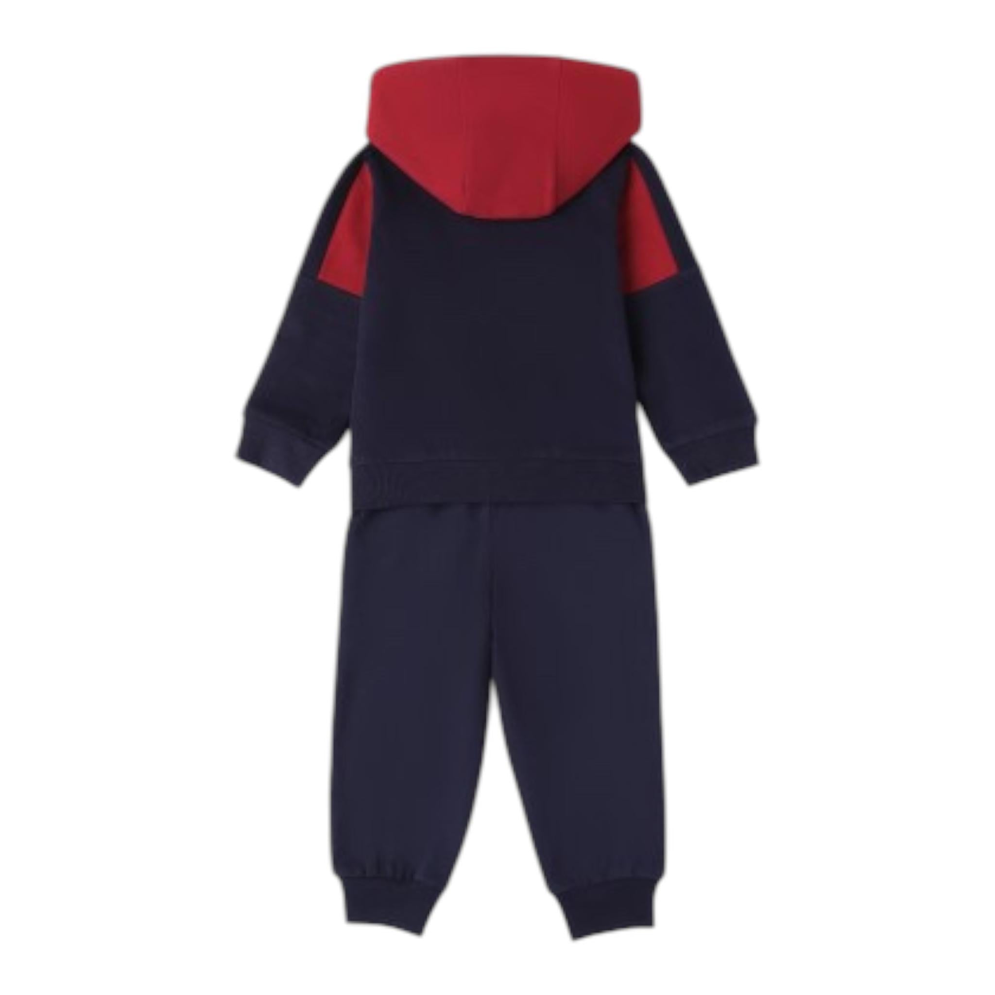 SARABANDA completo 2pz felpa con zip -pantalone Blu per Bambino A006 BLU SARABANDA