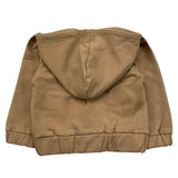 JOHN RICHMOND felpa con zip e cappuccio tinta unita con stampe Beige per Neonato RIA25052FE BEIGE JOHN RICHMOND