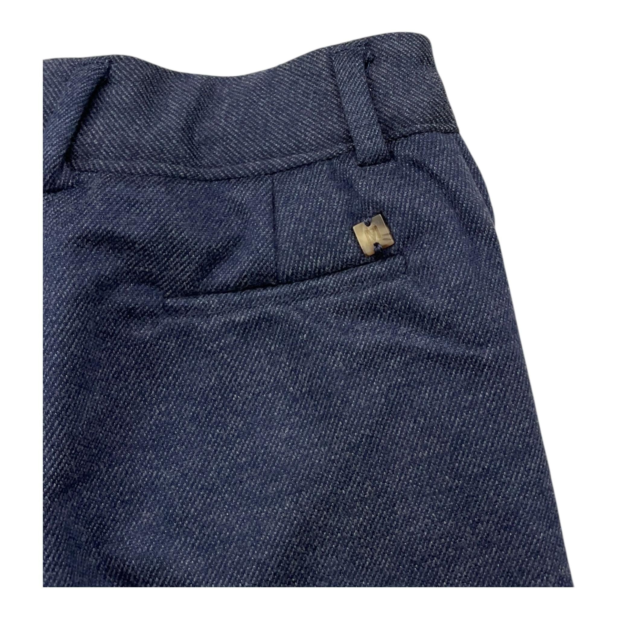 MAYORAL pantalone tinta unita con girovita regolabile Blu per Neonato 2531 BLU MAYORAL