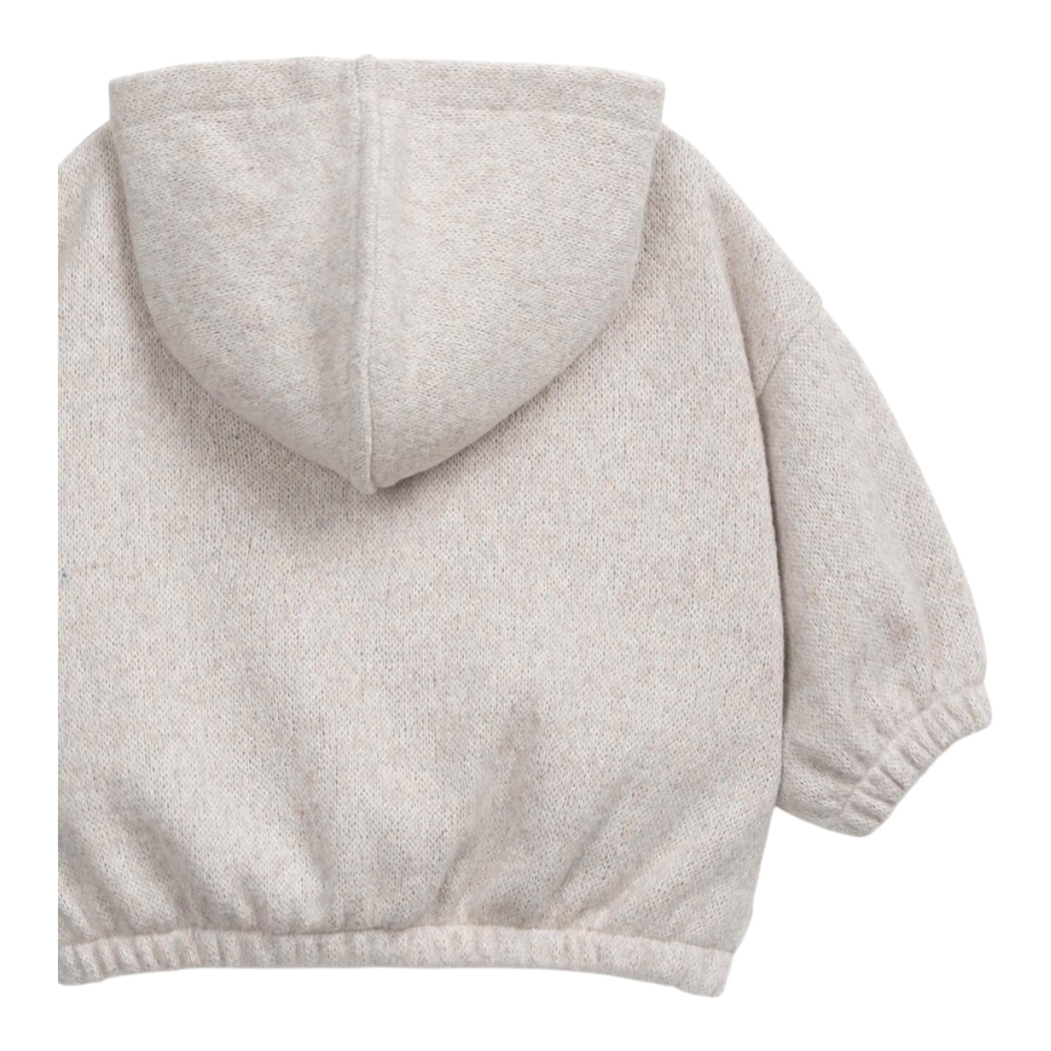 PLAY UP felpa in maglia tinta unita con cappuccio Sabbia per Neonato PA011AP11350 SABBIA PLAY UP