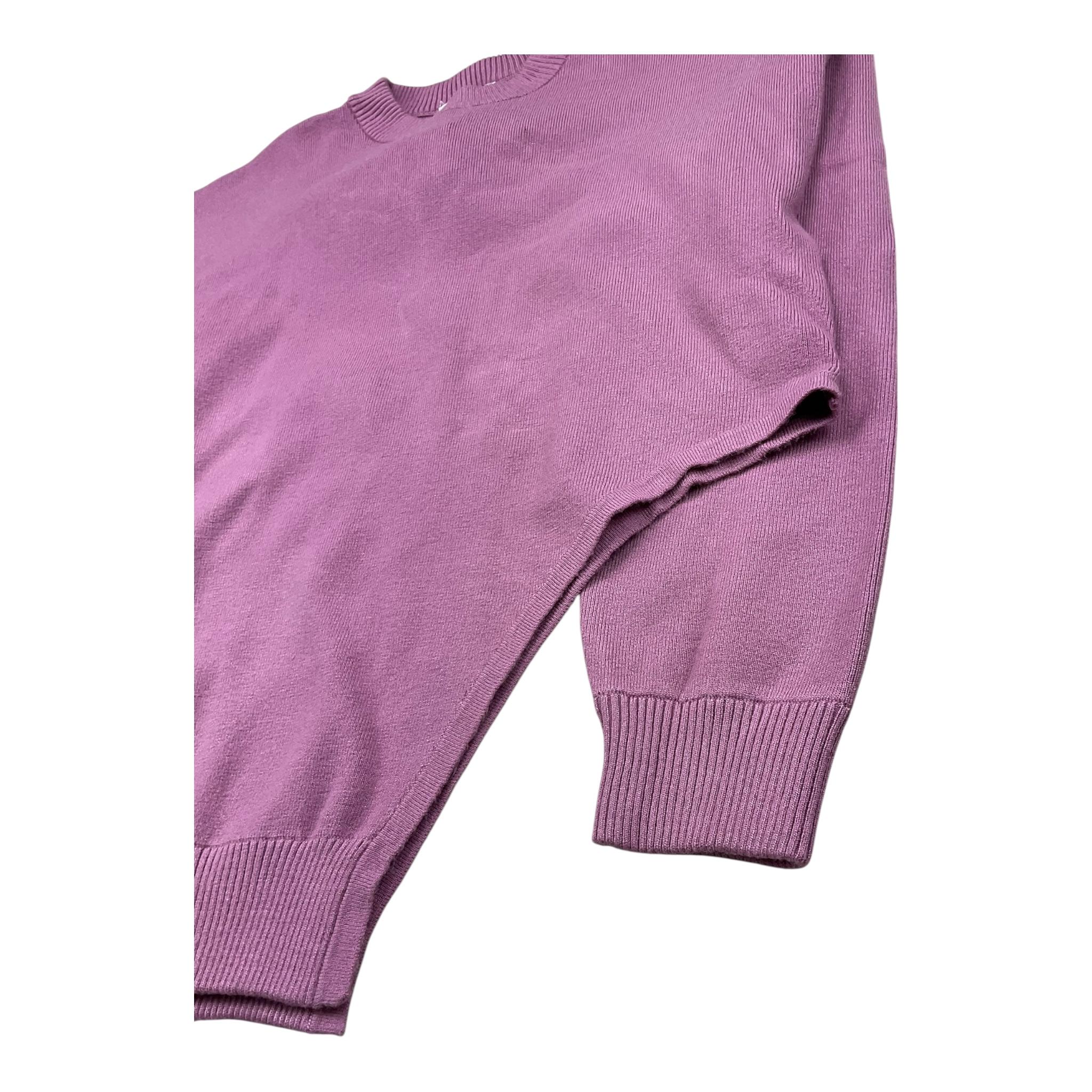 TO be too maglia girocollo tinta unita asimmetrica Lilla per Bambina TFJF24M483 LILLA TO be too