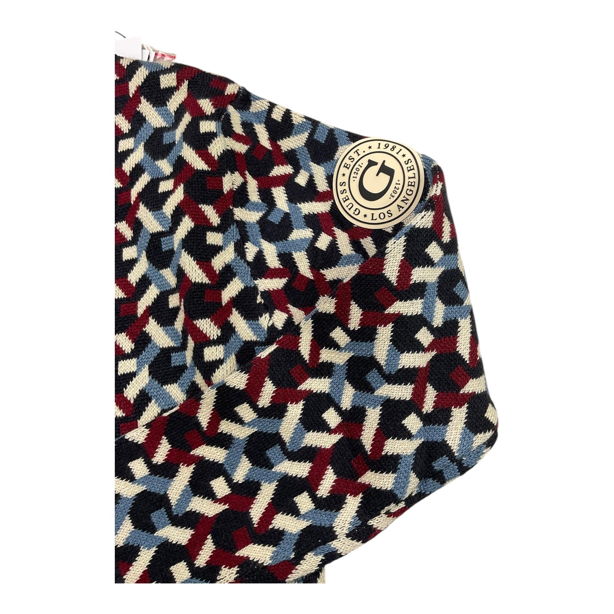 GUESS cardigan stampa fantasia scollo a v Blu per Bambino N4BR05Z3GV0 BLU GUESS
