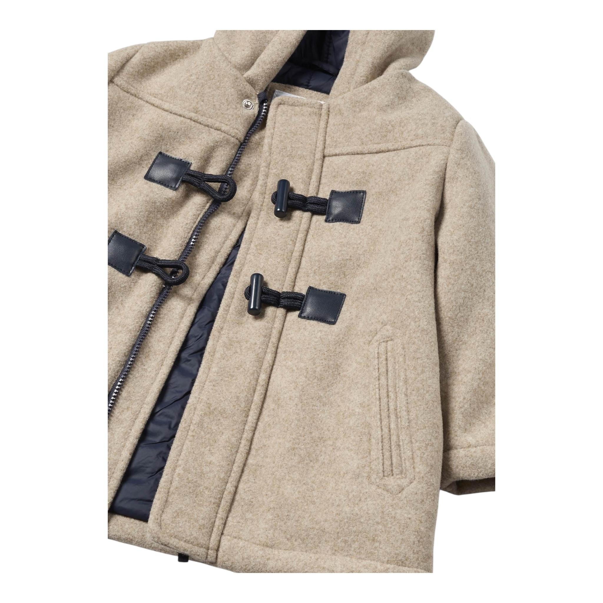 MAYORAL cappotto tinta unita con cappuccio Beige per Neonato 2471X BEIGE MAYORAL