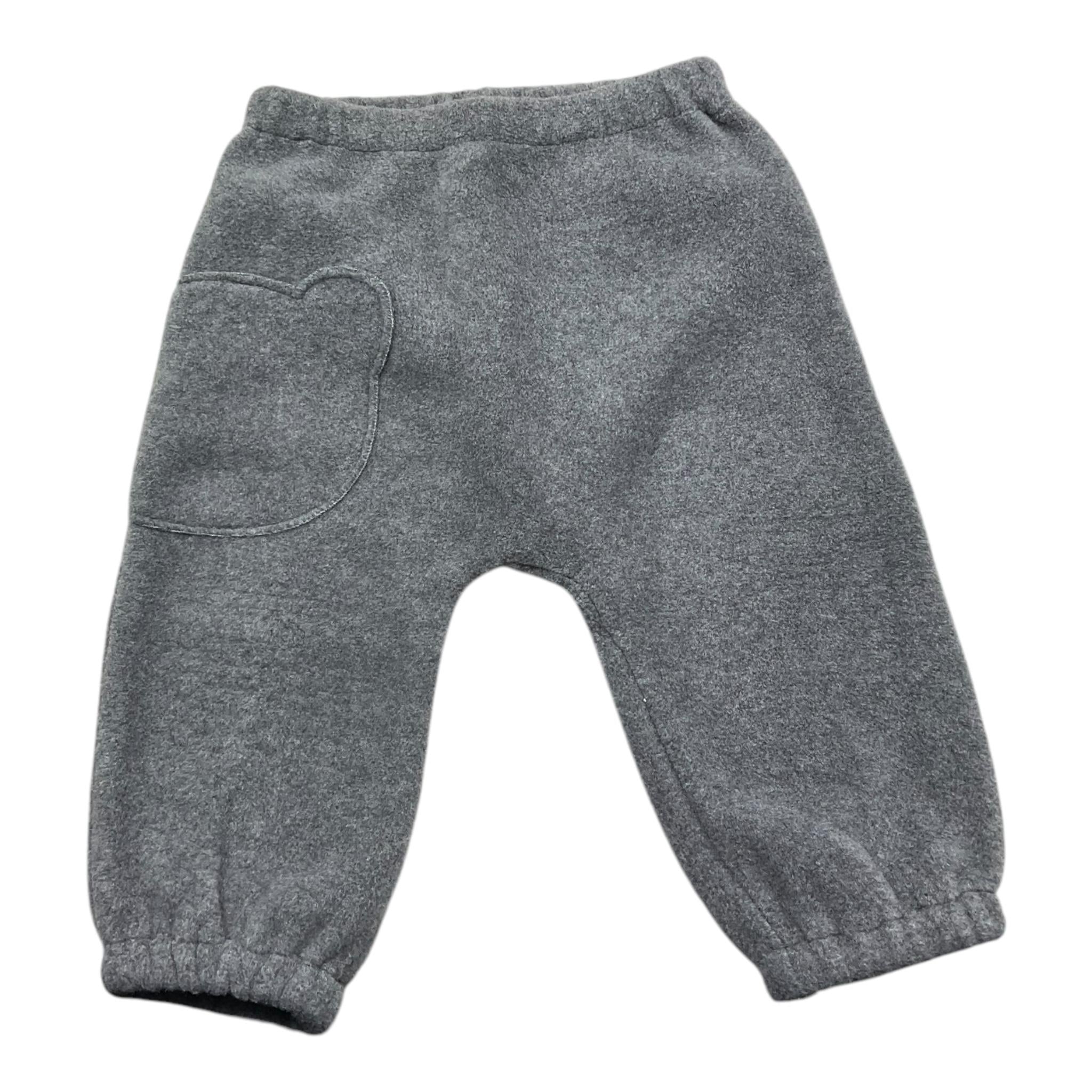 ZHOE & TOBIAH pantalone tinta unita con elastico in vita Grigio per Neonato WWT5 GRIGIO ZHOE & TOBIAH