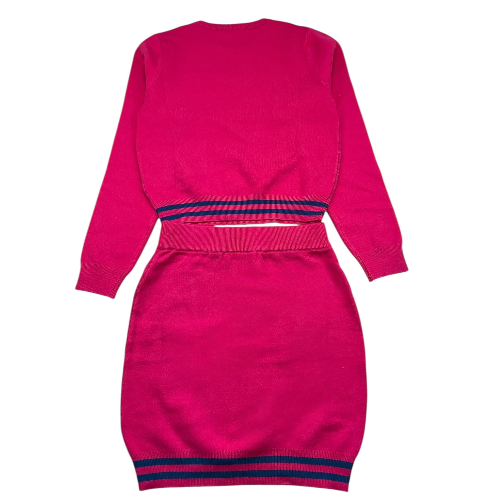 MARC ELLIS completo 2 pezzi maglia-gonna tinta unita Fuxia per Bambina JMJSW00194X FUXIA MARC ELLIS