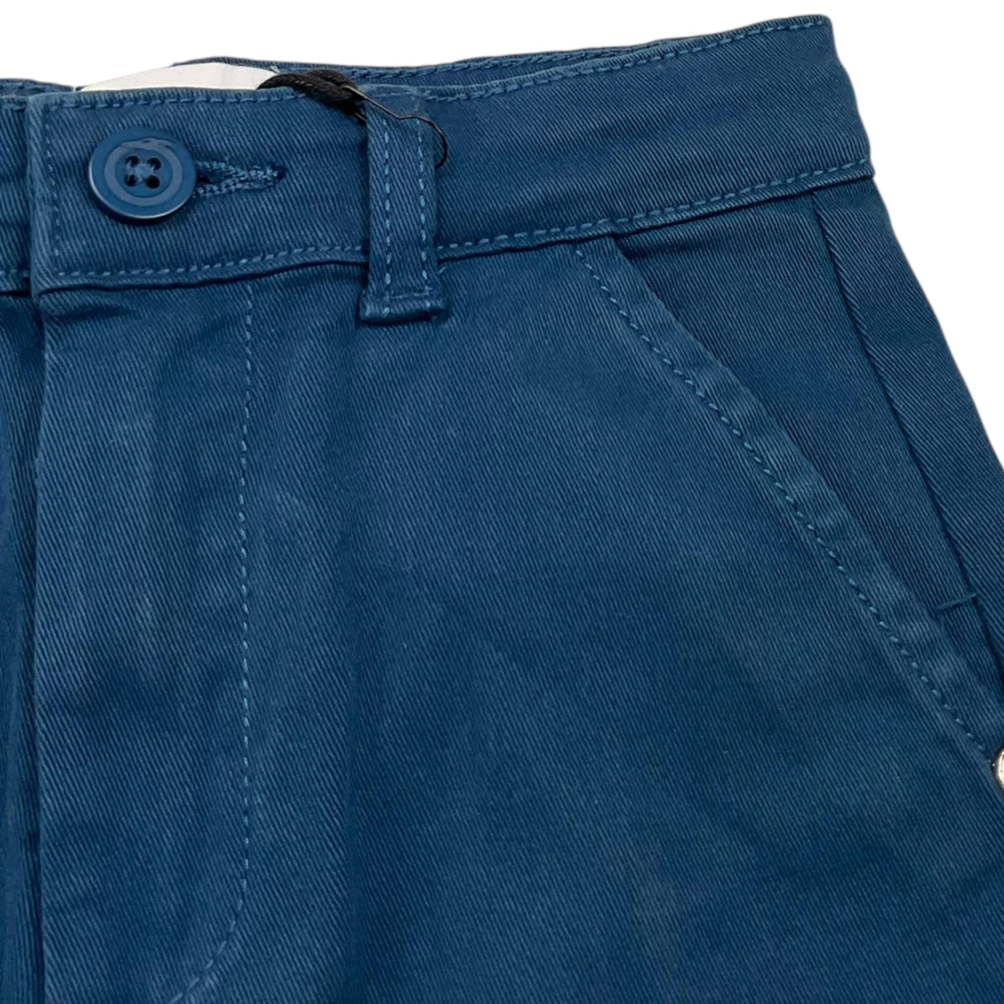 TRUSSARDI pantalone tinta unita con girovita regolabile Blu per Neonato TIA24033PAXN BLU TRUSSARDI