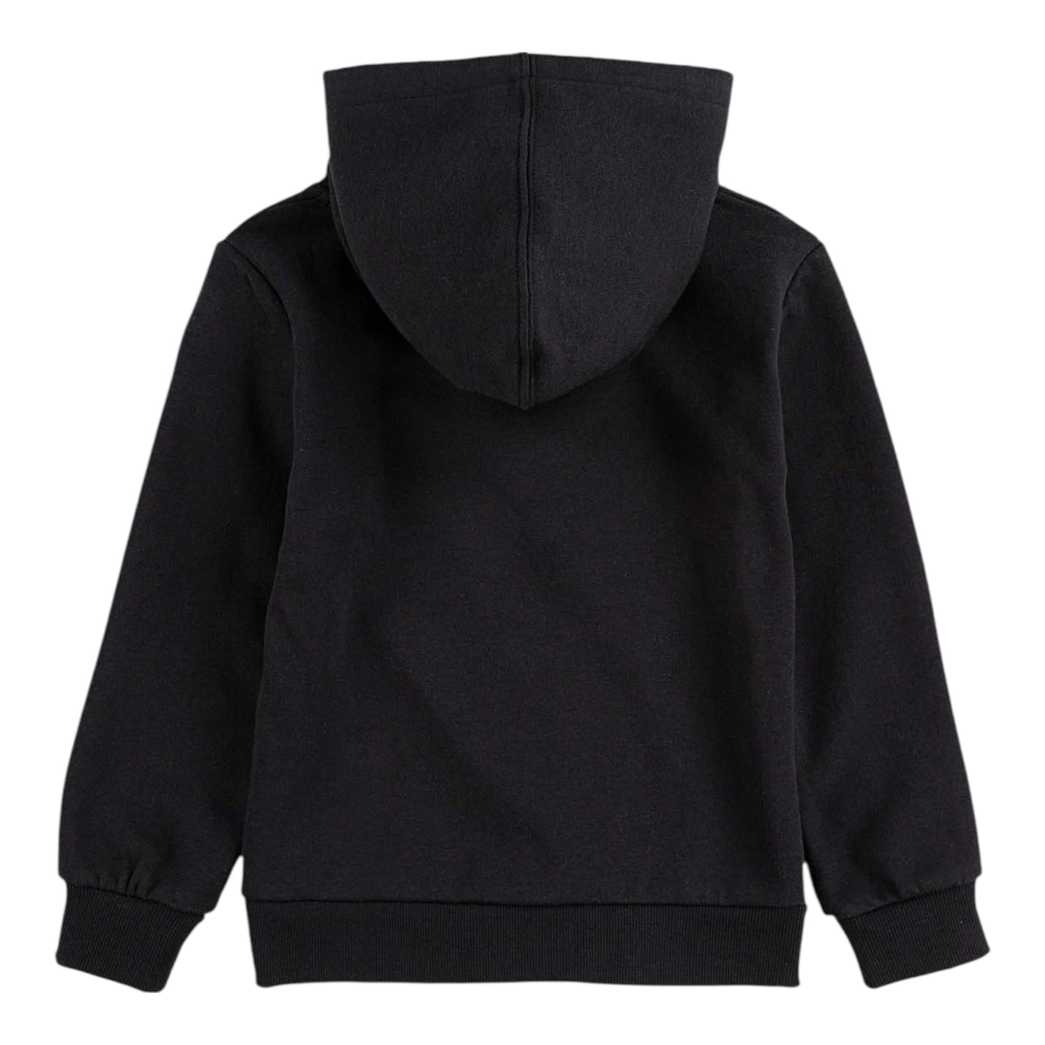 LEVI'S felpa chiusa con cappuccio tinta unita con logo Nero per Bambino 9E8778XX NERO LEVI'S