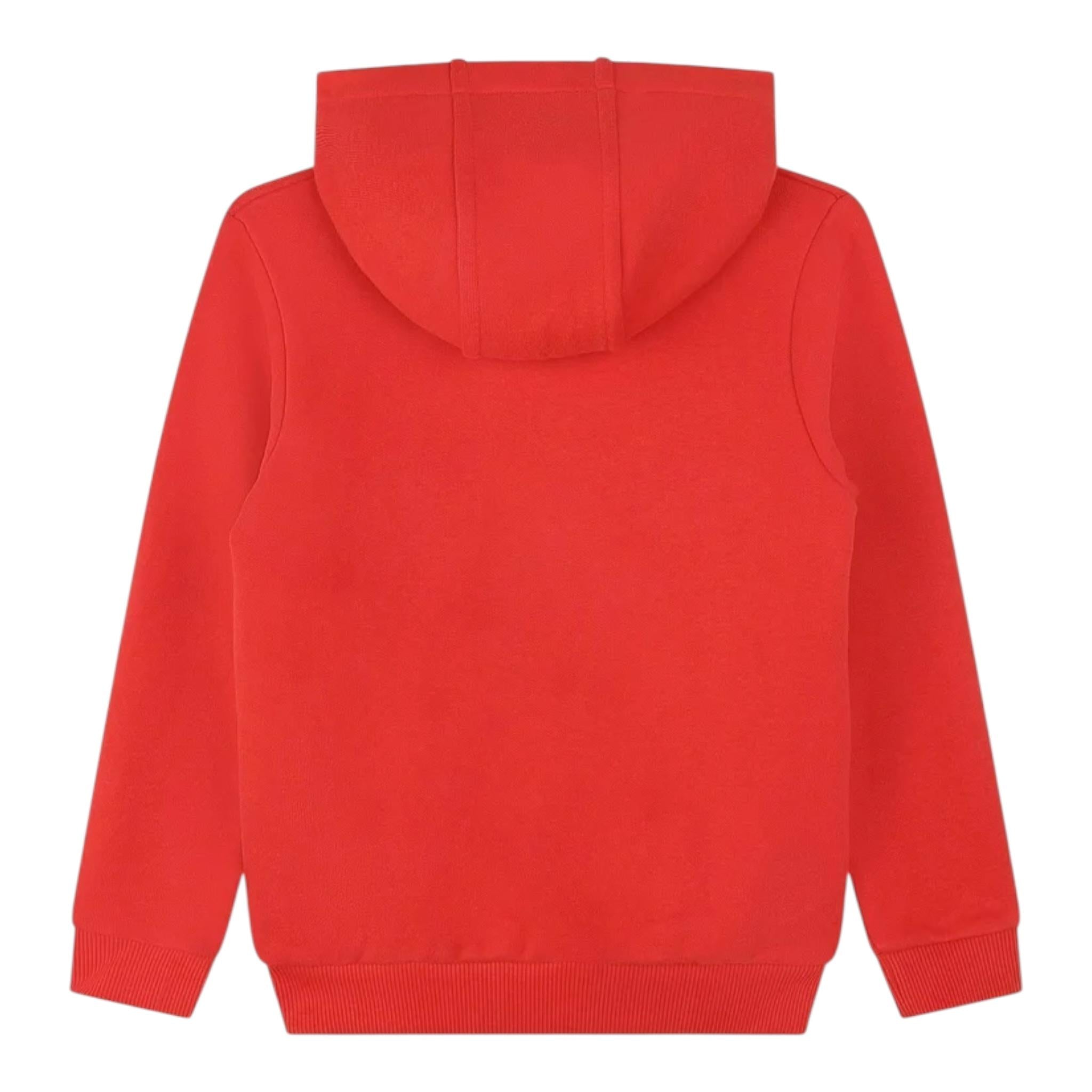 TIMBERLAND felpa chiusa con cappuccio tinta unita ocn logo Rosso per Bambino T25U56 ROSSO TIMBERLAND