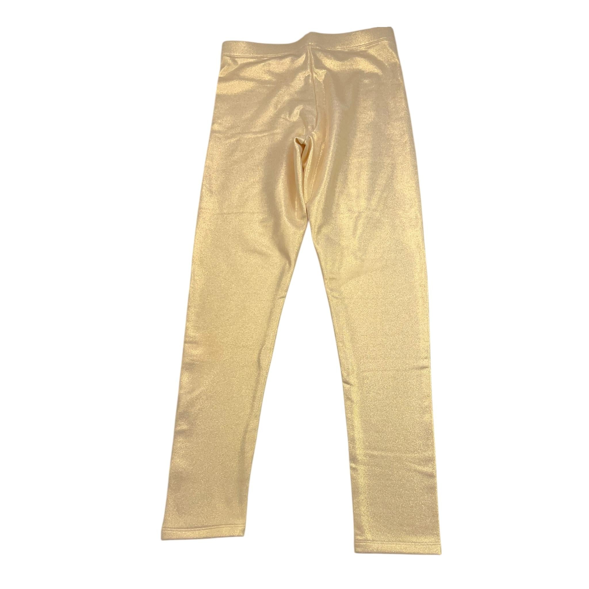 LIU JO leggins tinta unita con elastico in vita Oro per Bambina GF3017 ORO LIU JO