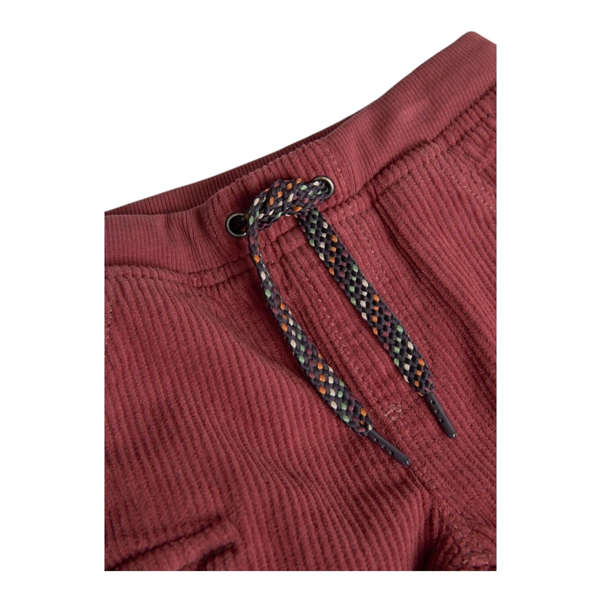 BOBOLI pantalone in velluto tinta unita con elastico in vita Ruggine per Neonato 339072 RUGGINE BOBOLI