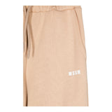 MSGM pantalone tuta tinta unita con elastico Beige per Bambina F4MSJUFP065 BEIGE MSGM