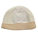 CHICCO cappello tinta unita Bianco/beige per Neonato 04239 BAINCO/BEIGE CHICCO