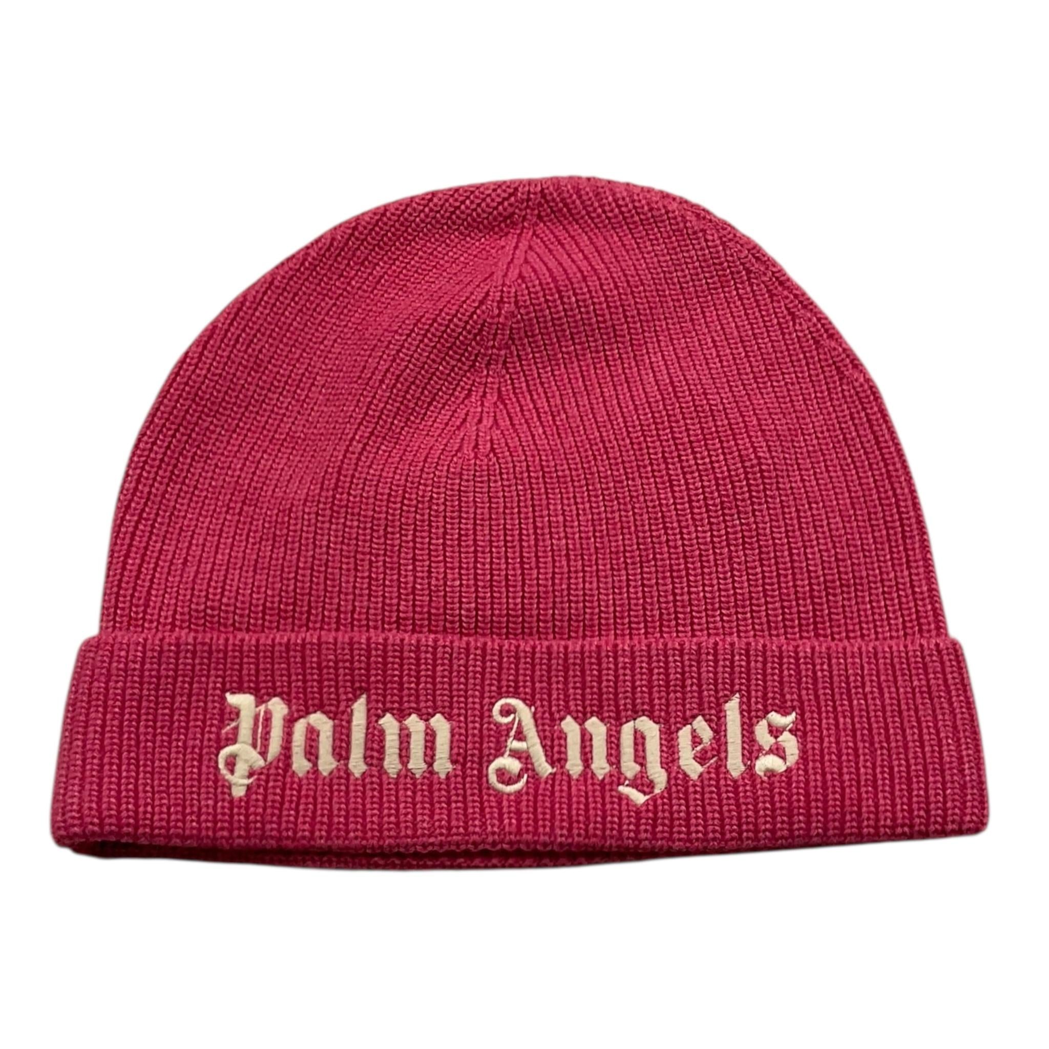 PALM ANGELS cappello tinta unita cn logo Rosa per Bambina PGLC005 ROSA PALM ANGELS