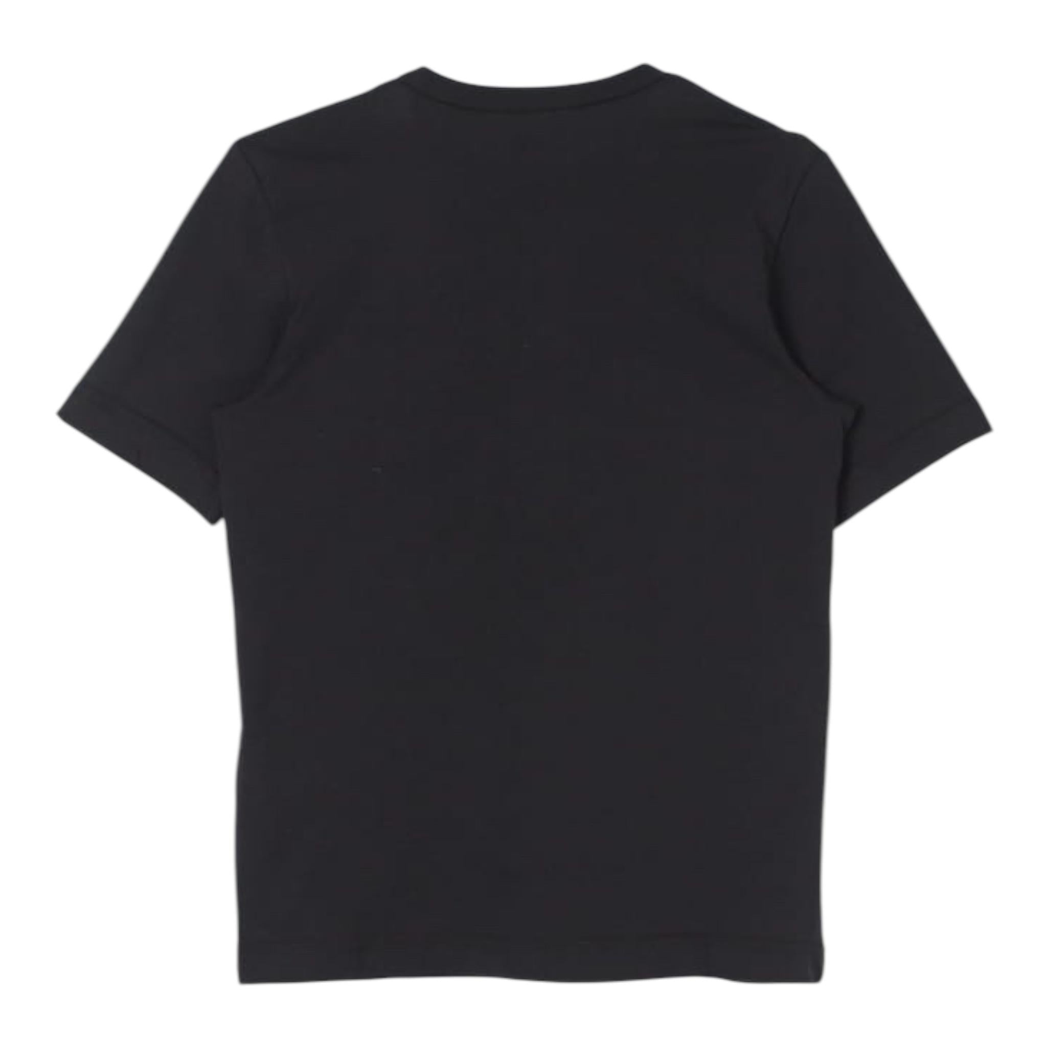 DSQUARED2 t-shirt girocollo tinta unita con stampa Nero per Bambino DQ2444 NERO DSQUARED2