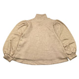 MARIUCCIA maglia collo alto tinta unita Beige per Bambina MBFW23C273 BEIGE MARIUCCIA