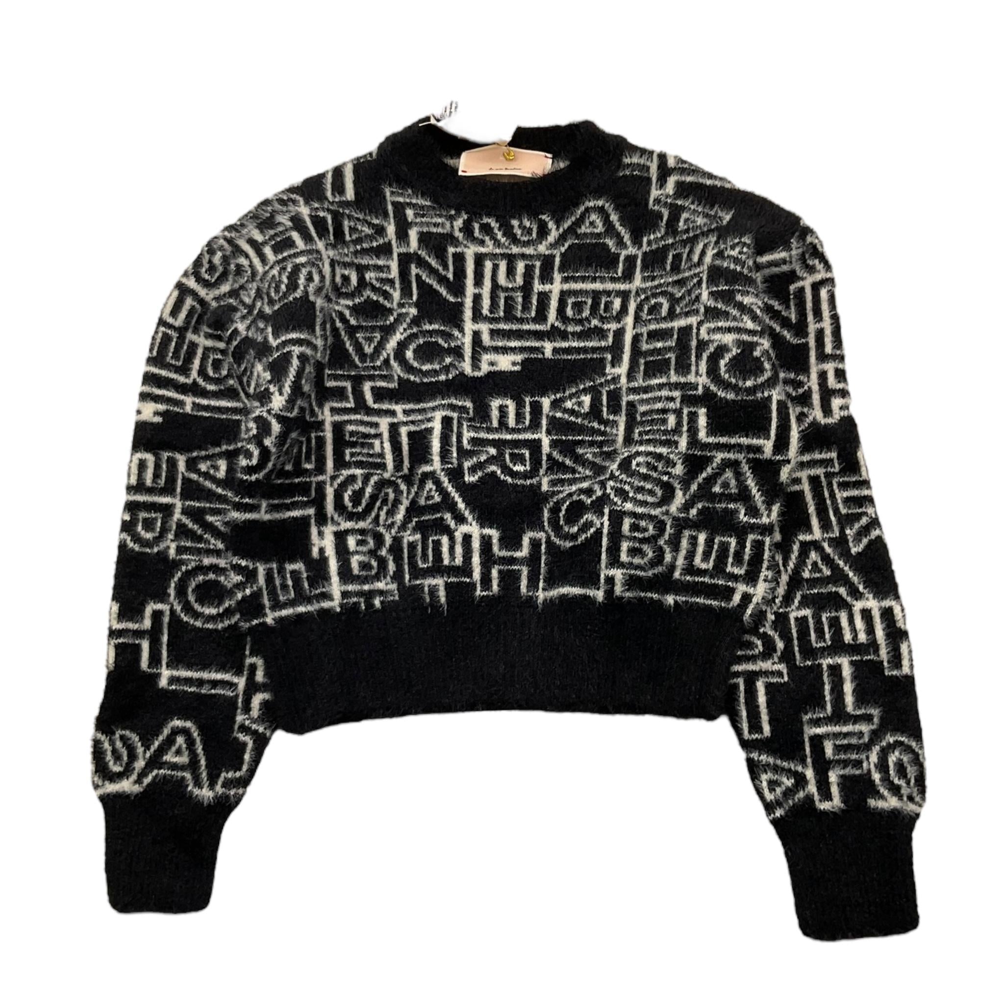 ELISABETTA FRANCHI maglia tinta unita girocollo logata Nero per Bambina EFMA146 NERO ELISABETTA FRANCHI