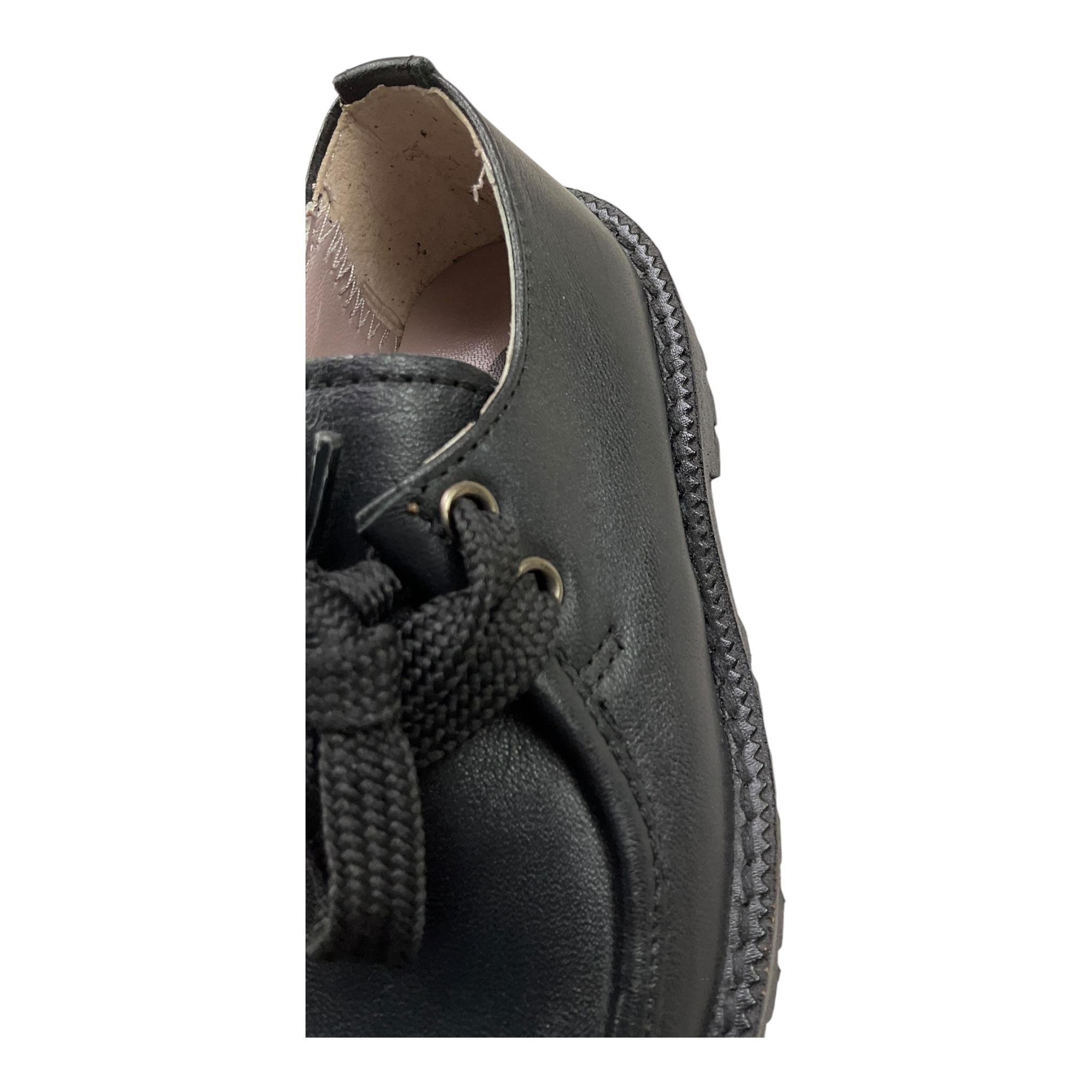 ELI  scarpa elegante tinta unita con lacci Nero per Neonato 22501ADN NERO ELI