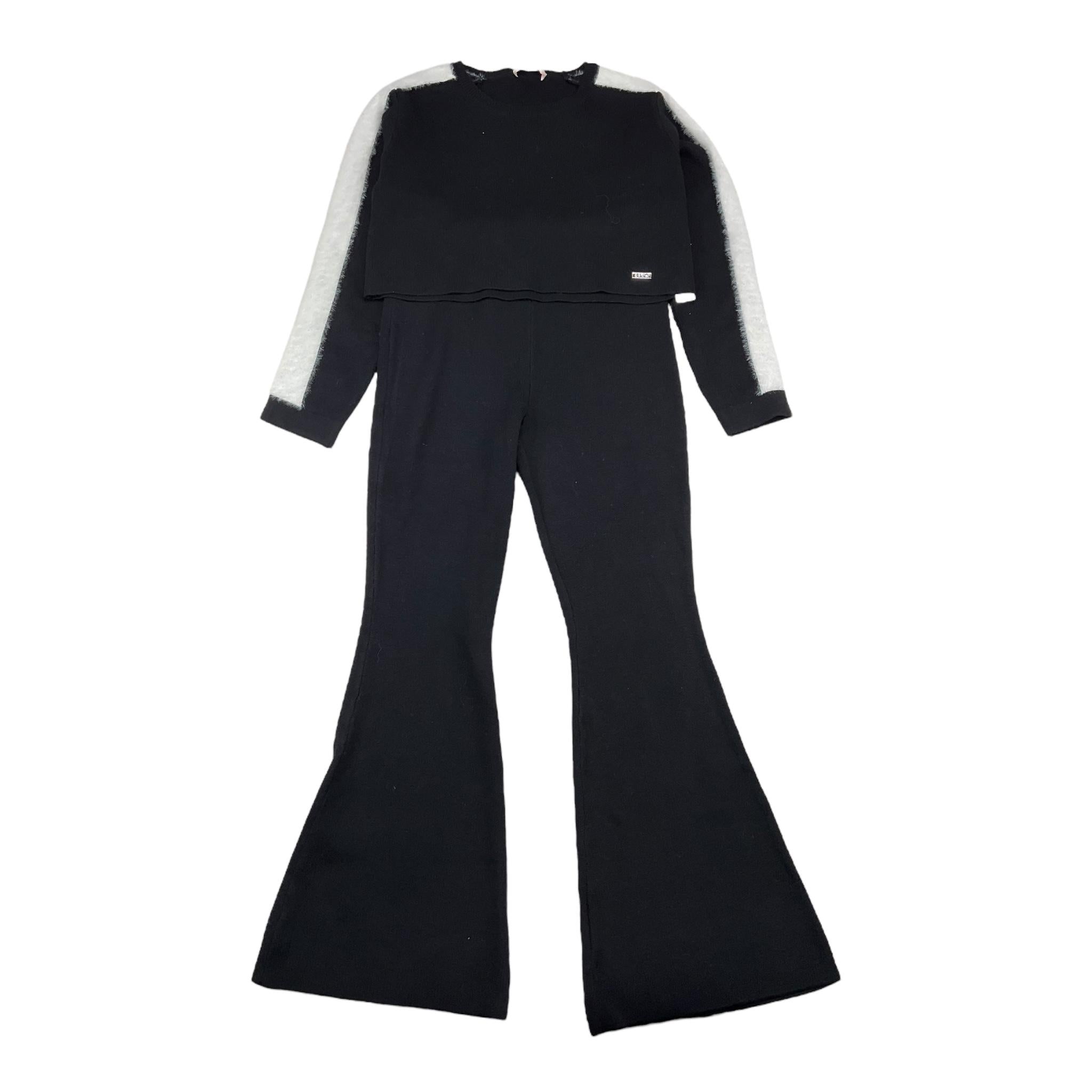 LIU JO completo 2 pezzi maglia-pantalone modello zampa Nero per Bambina GF4135XXX NERO LIU JO