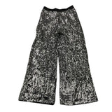 TWINSET pantalone modello a palazzo con paillettes Argento per Bambina 242GJ2351 ARGENTO TWINSET