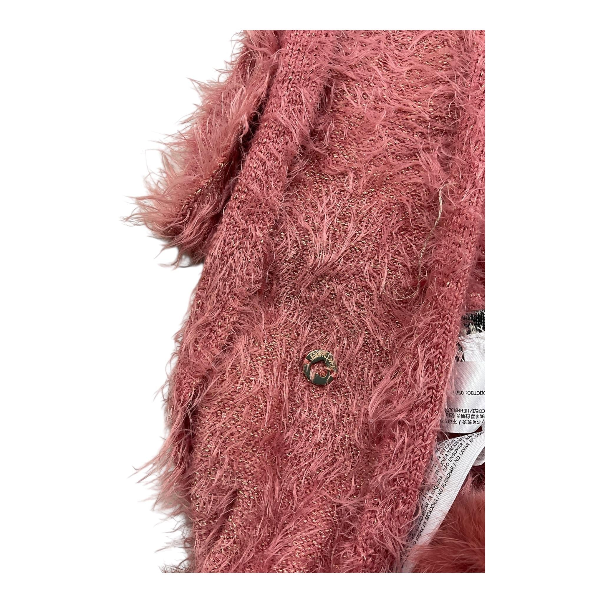 TWINSET sciarpa tinta unita con pon pon Rosa per Bambina FA7FAN ROSA TWINSET