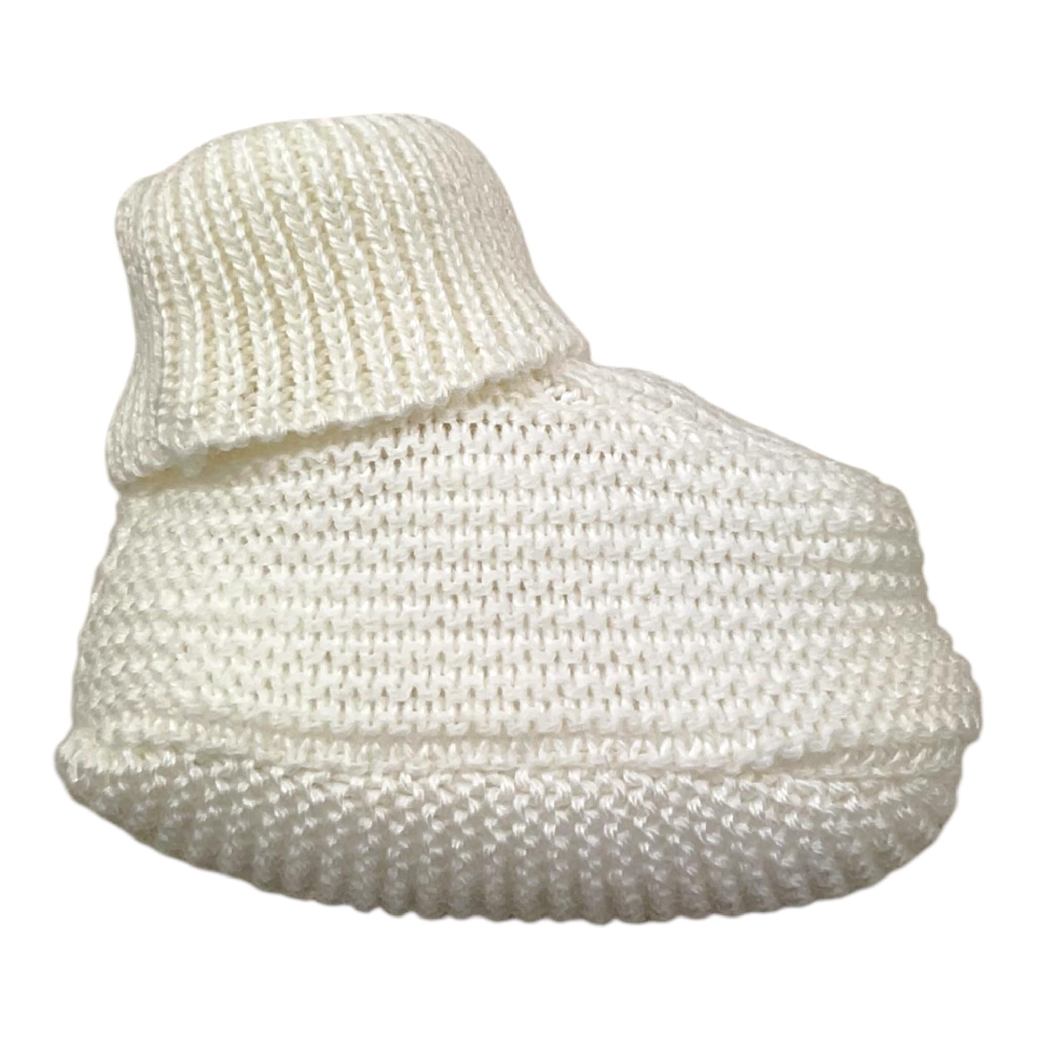 NINNAOH babbucce tinta unita Bianco per Neonato I24314BAB BIANCO NINNAOH