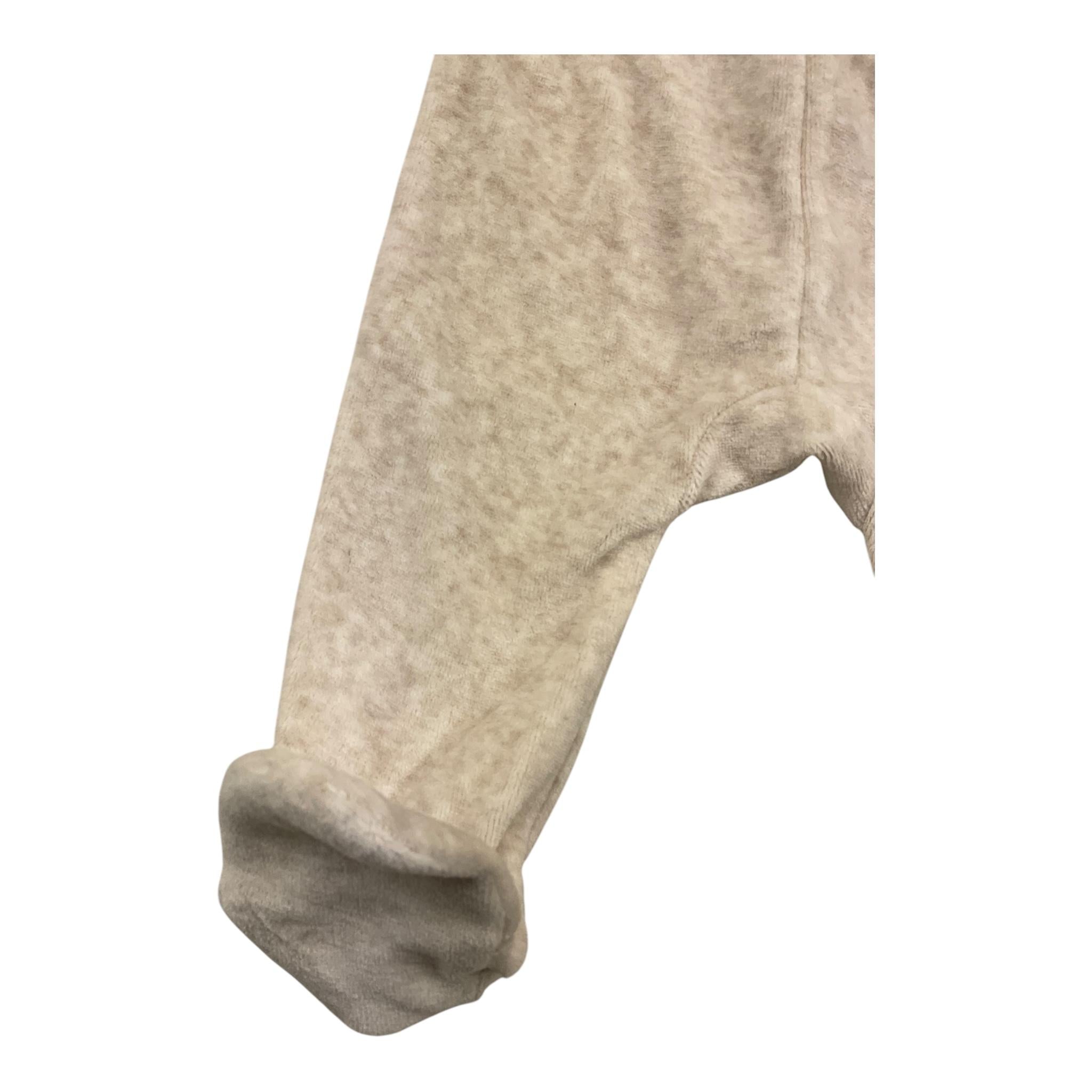 YATSI BABY ghettina tinta unita in ciniglia Beige per Neonata 580 BEIGE YATSI BABY
