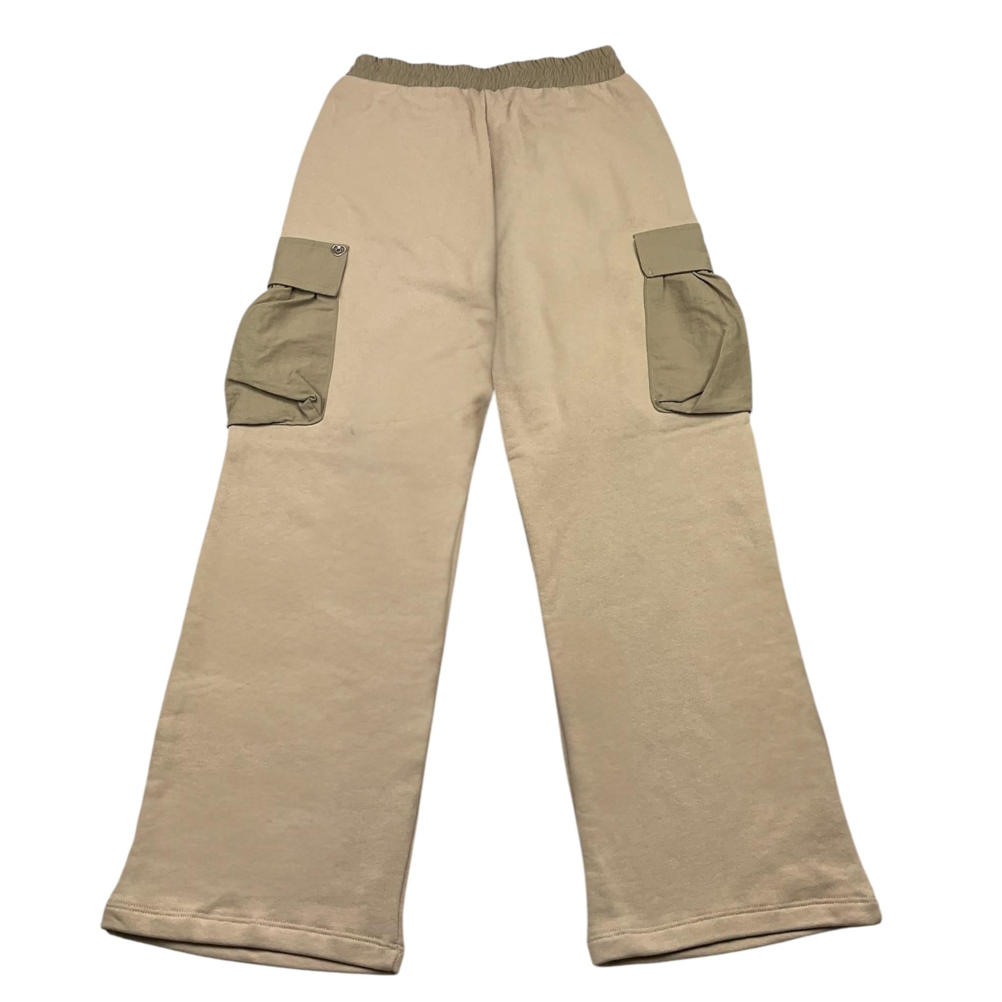 PLEASE pantalone tuta tinta unita Beige per Bambina FJ73040G66 BEIGE PLEASE
