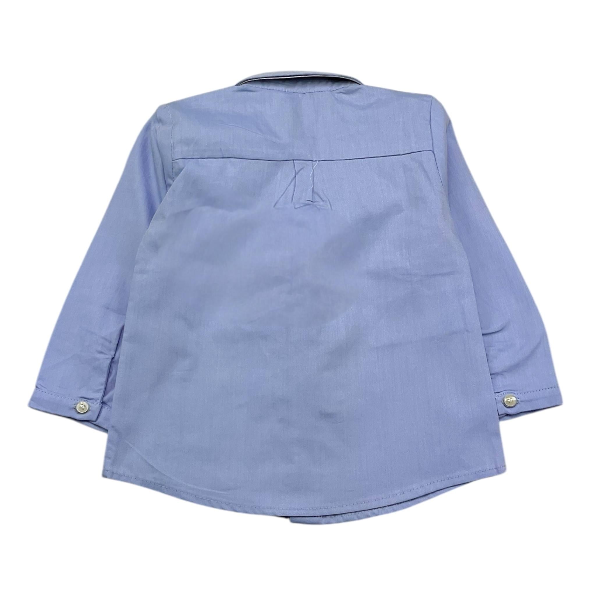 MAYORAL camicia tinta unita con papillons Azzurro per Neonato 2180 AZZURRO MAYORAL