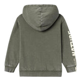 NAME IT felpa tinta unita con cappuccio Grigio per Bambino 13234172 GRIGIO NAME IT