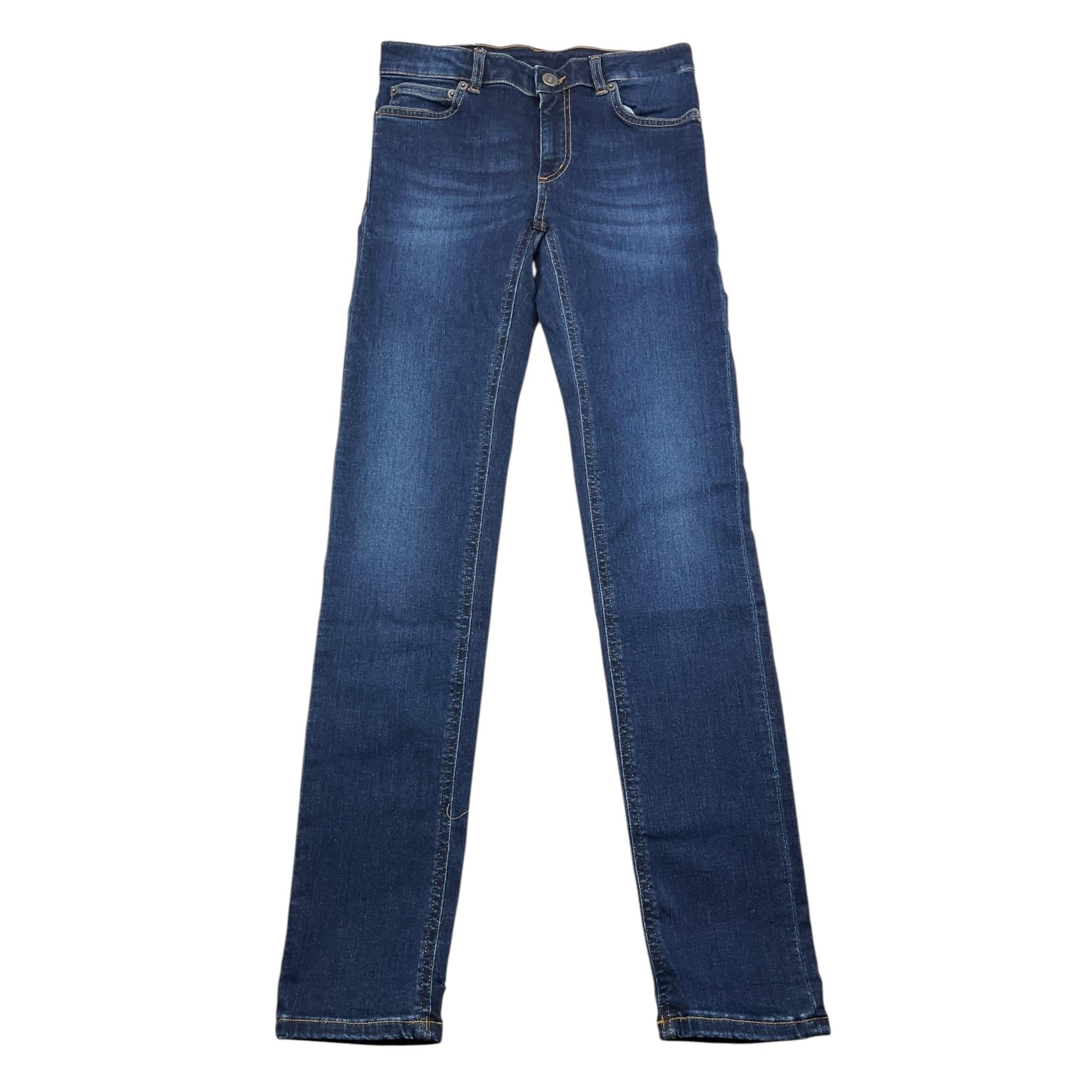DONDUP jeans tinta unita cn 5 tasche Blu per Neonata DFPA103N BLU DONDUP