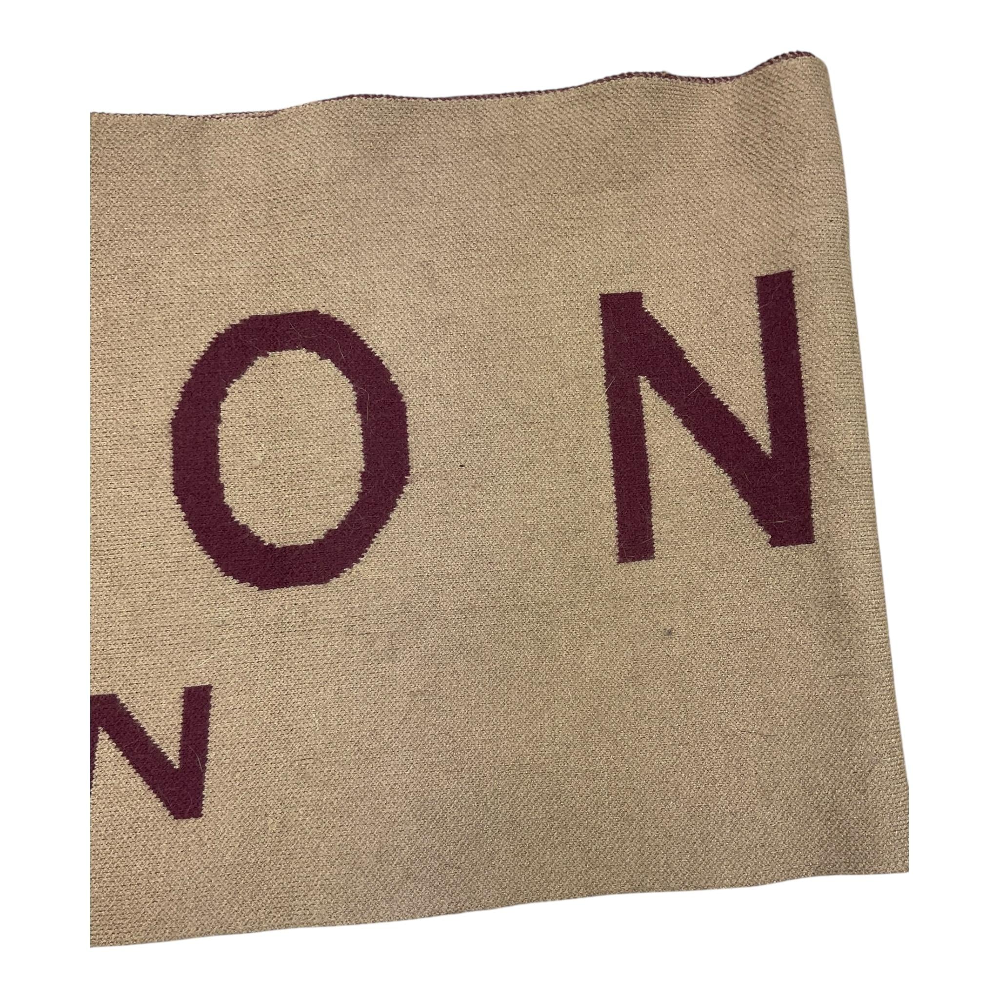 JOHN RICHMOND set cappello-sciarpa tinta unita con stampa Fango per Neonato RBA25017HS FANGO JOHN RICHMOND