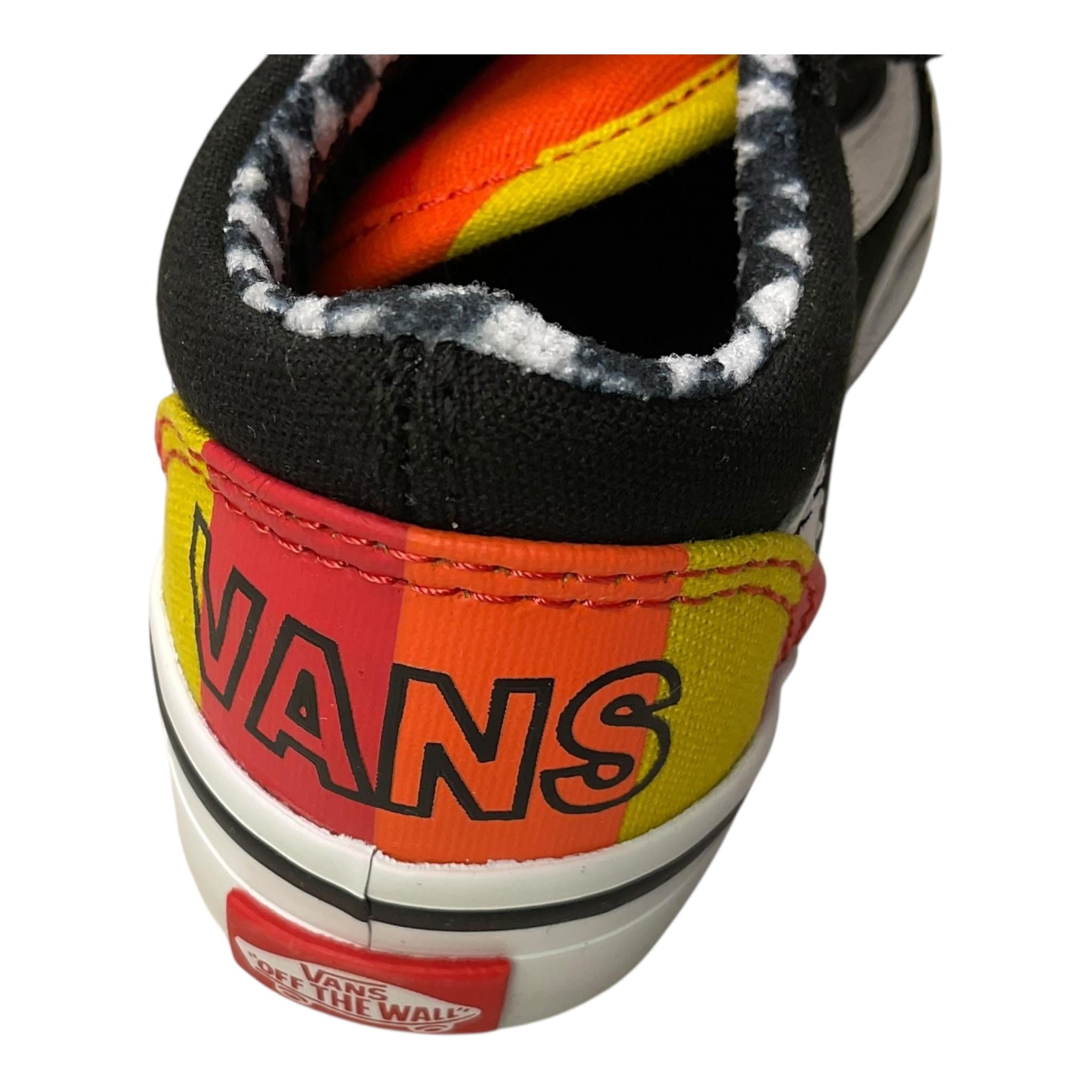 VANS sneakers tinta unita con suola in gomma Nero per Neonato VN0A4VJJBOU1 NERO VANS