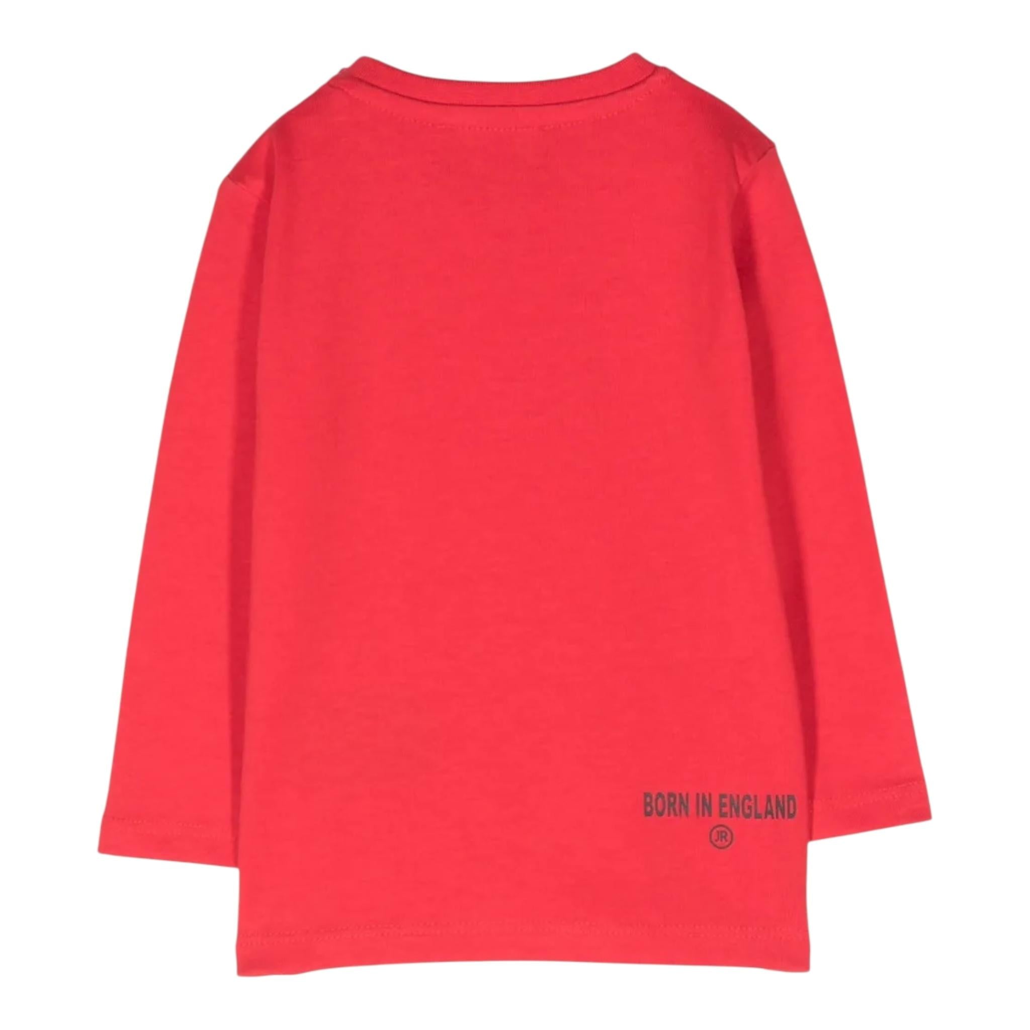 JOHN RICHMOND shirt girocollo tinta unita con stampa Rosso per Neonato RIA24034TS ROSSO JOHN RICHMOND