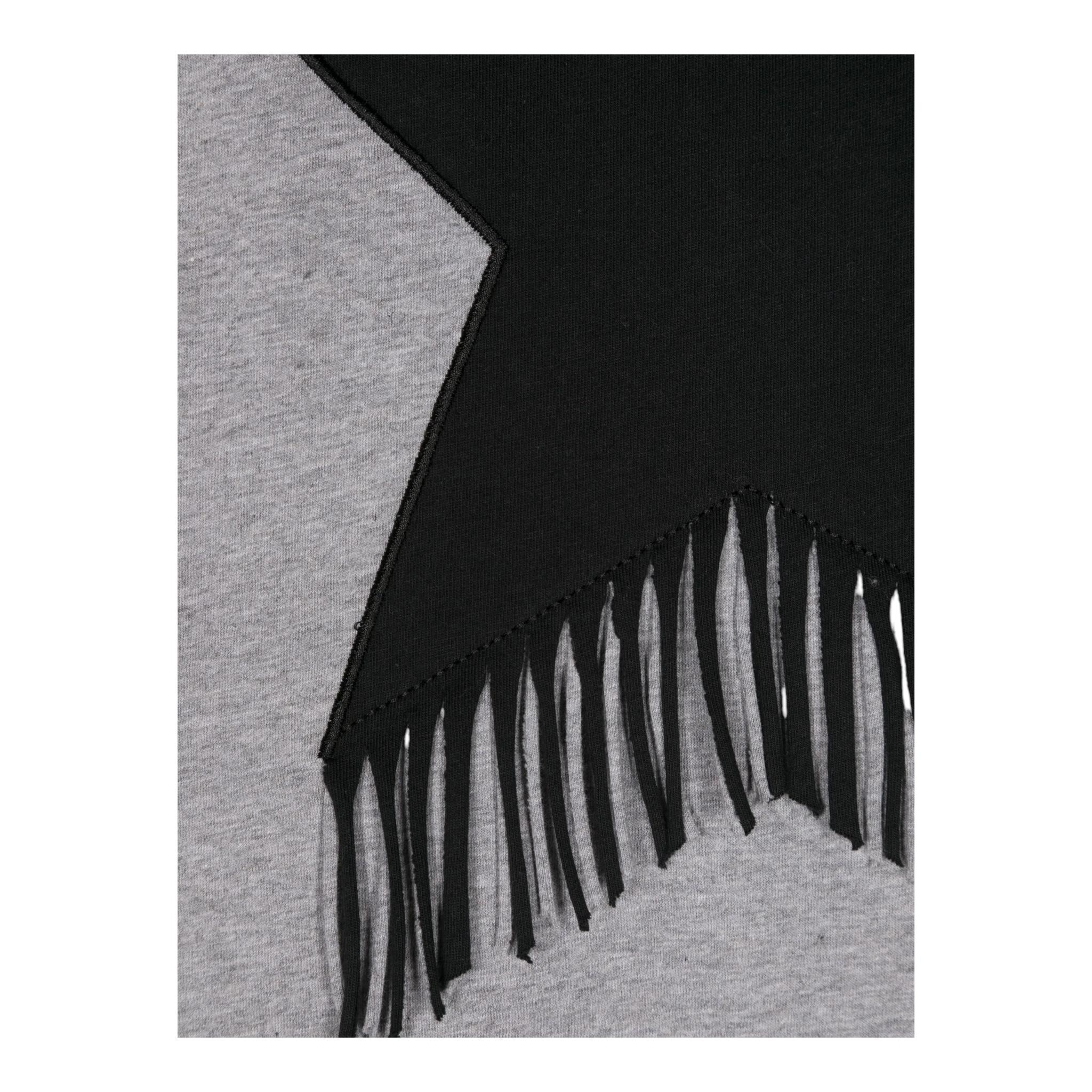 STELLA McCARTNEY t-shirt girocollo tinta unita cn stampa stella Grigio per Bambina TV8C91 GRIGIO STELLA McCARTNEY